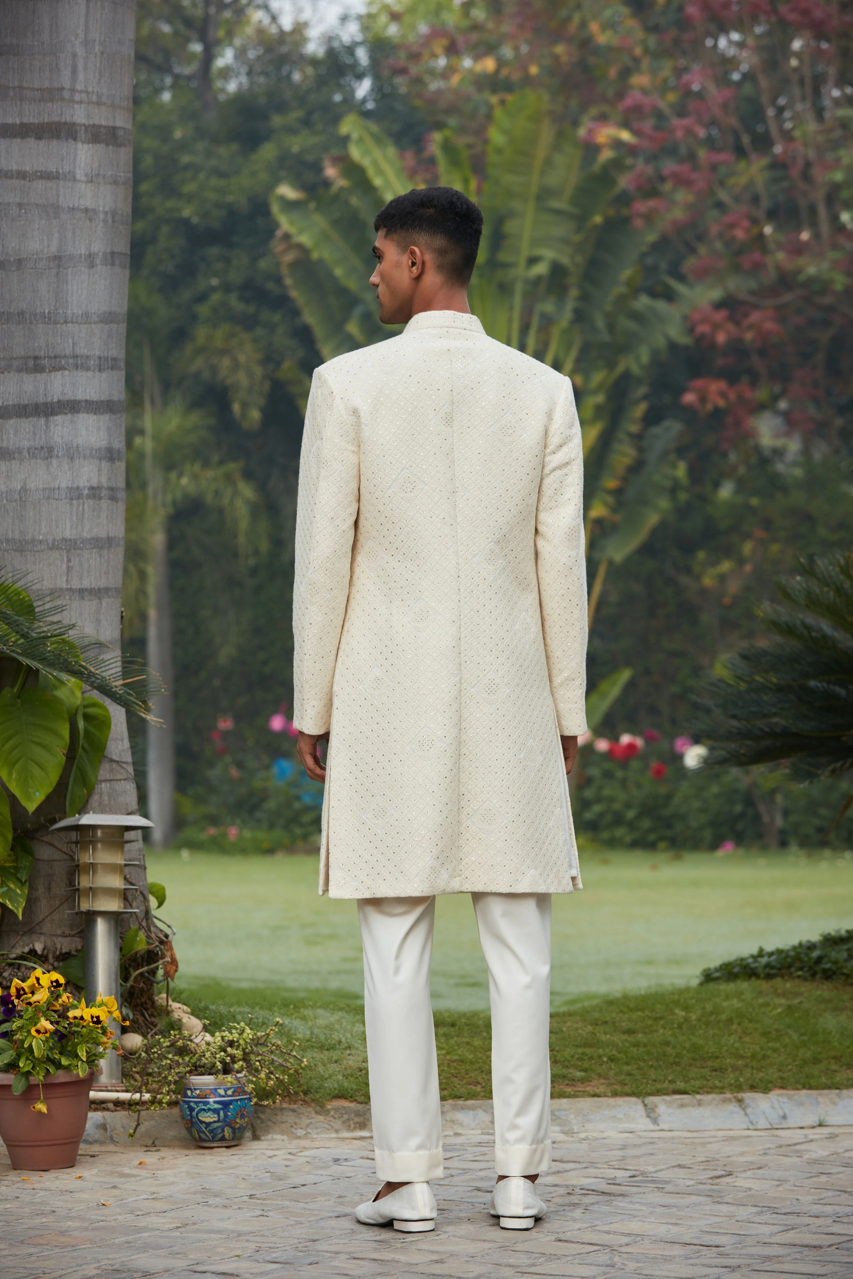Adyat Achkan Jacket With Kurta Set - Image 6