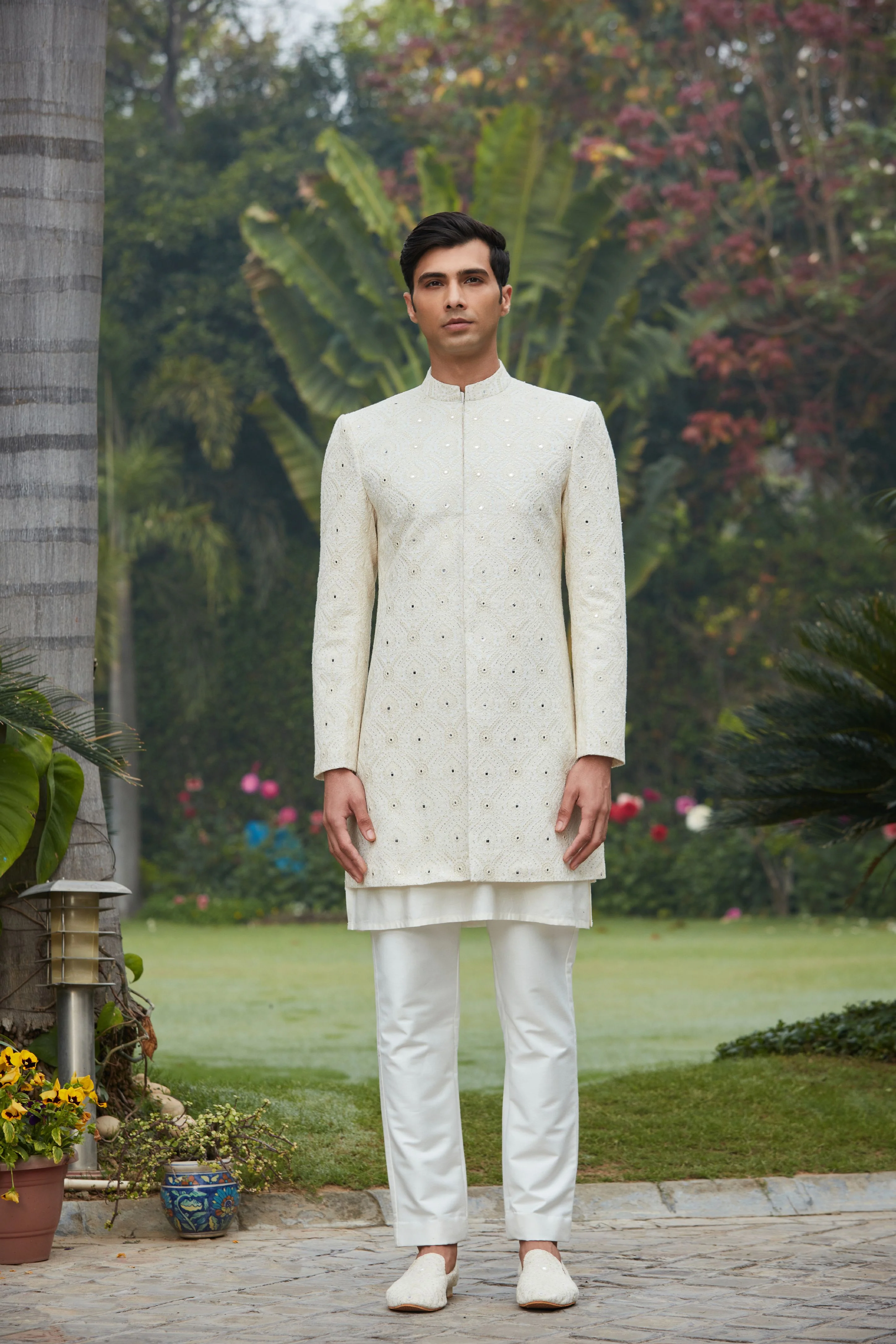 Ahim Achkan Jacket With Kurta Set - Image 4