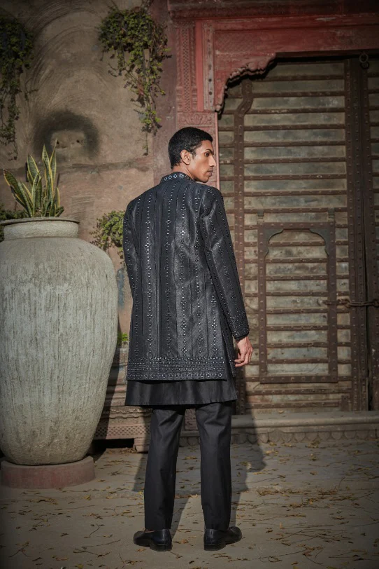 Alan Indo-Western Jacket Set - Image 3