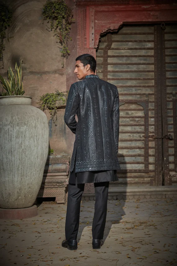 Alan Indo-Western Jacket Set - Image 4
