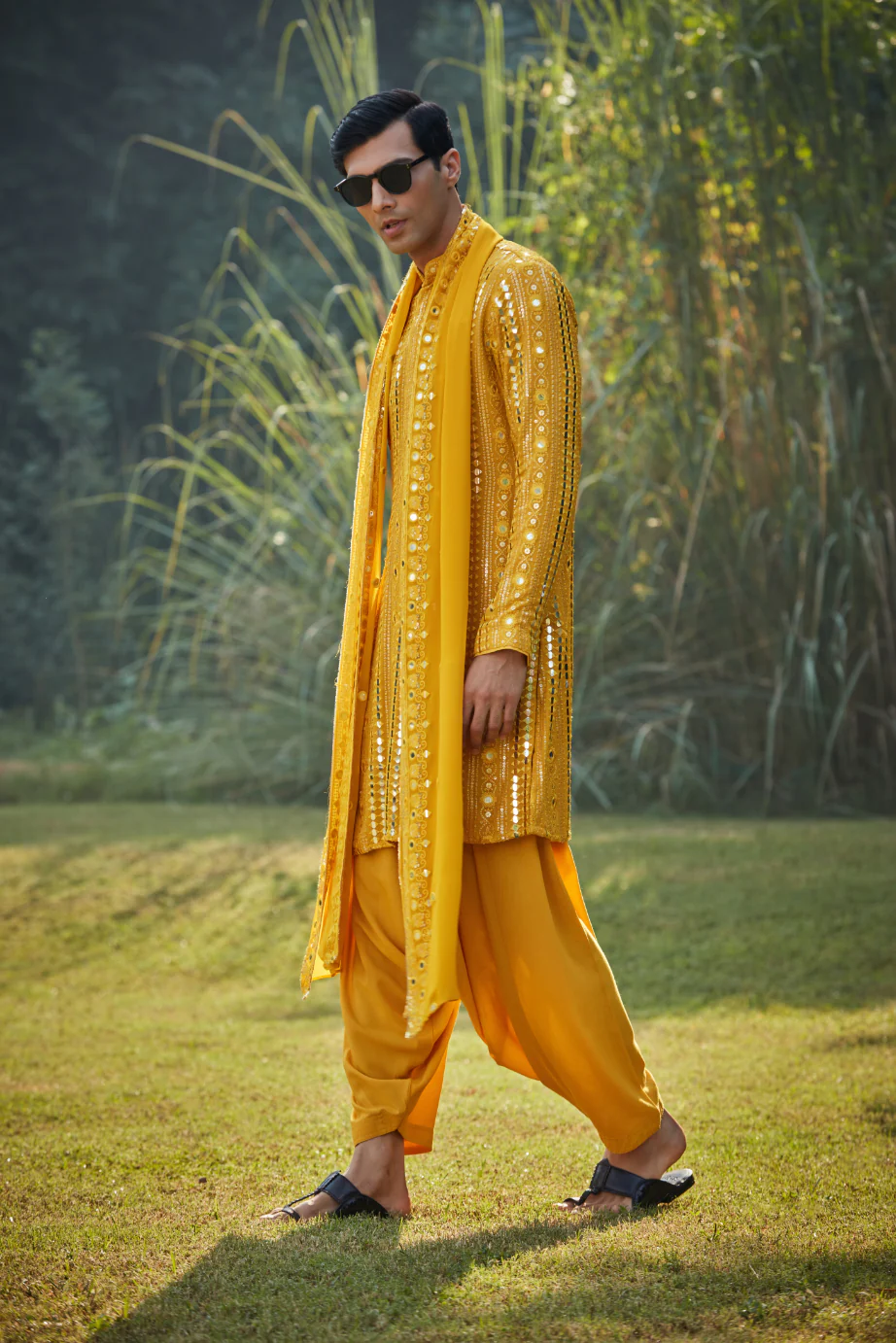 Ambrosia Mustard Kurta set - Image 3