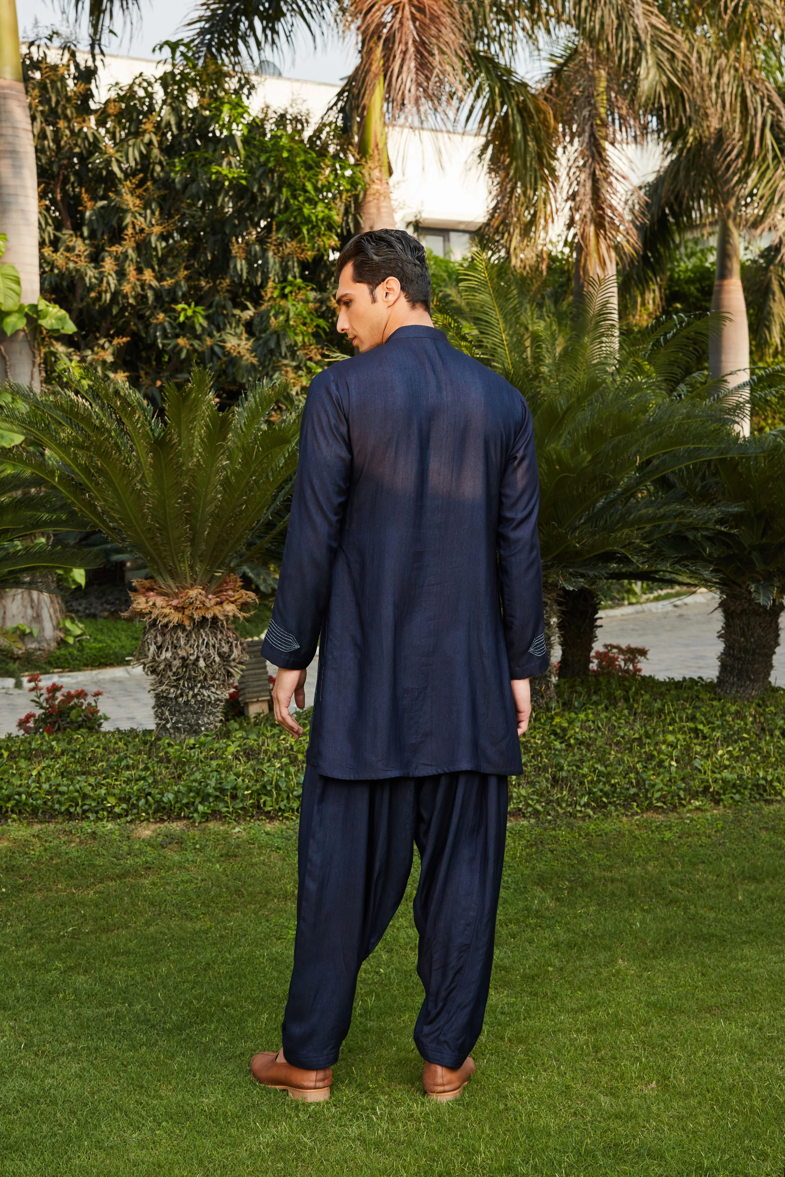 Amin Open Kurta with Salwar Set - Image 4