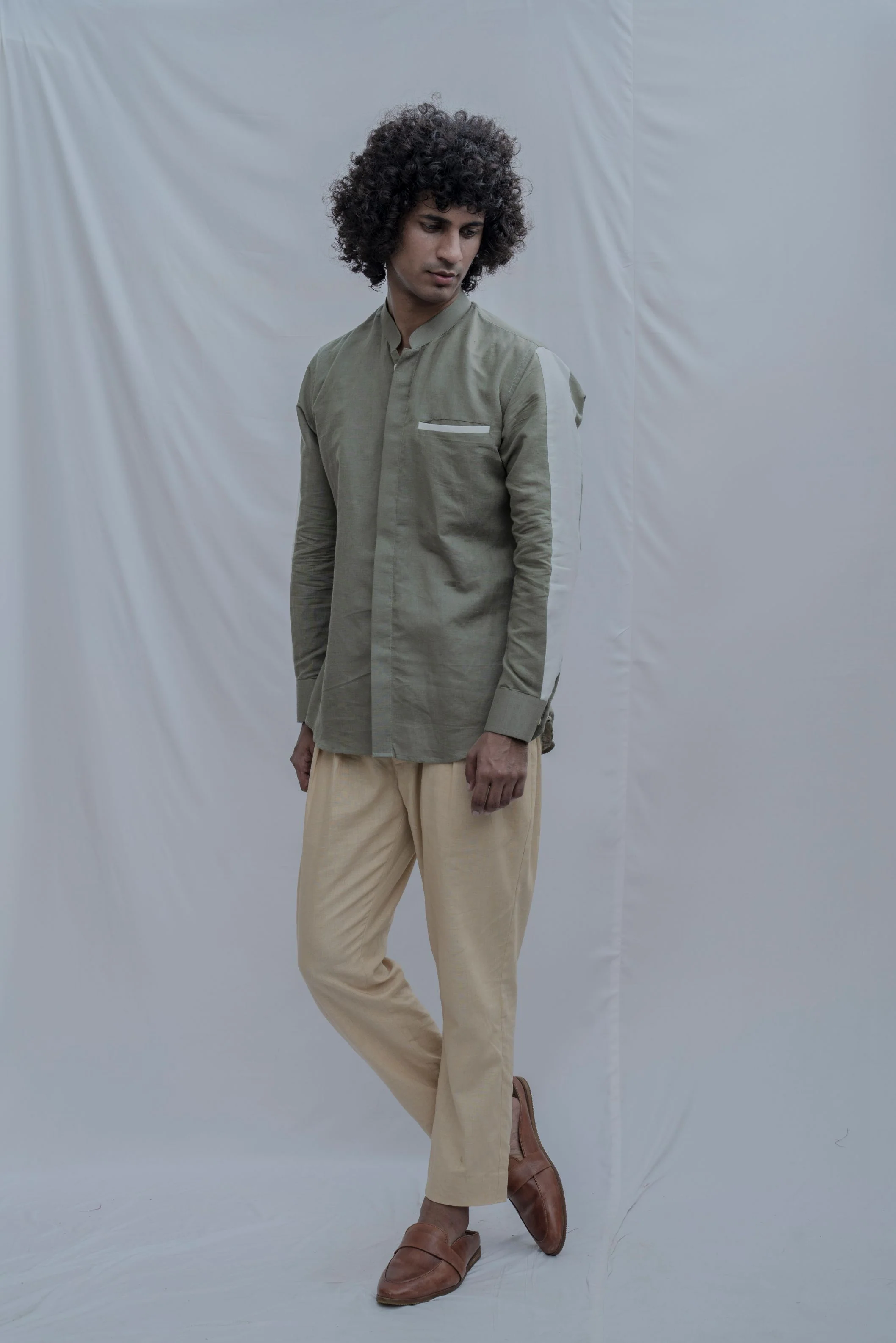 Athens - Olive Shirt - Image 4