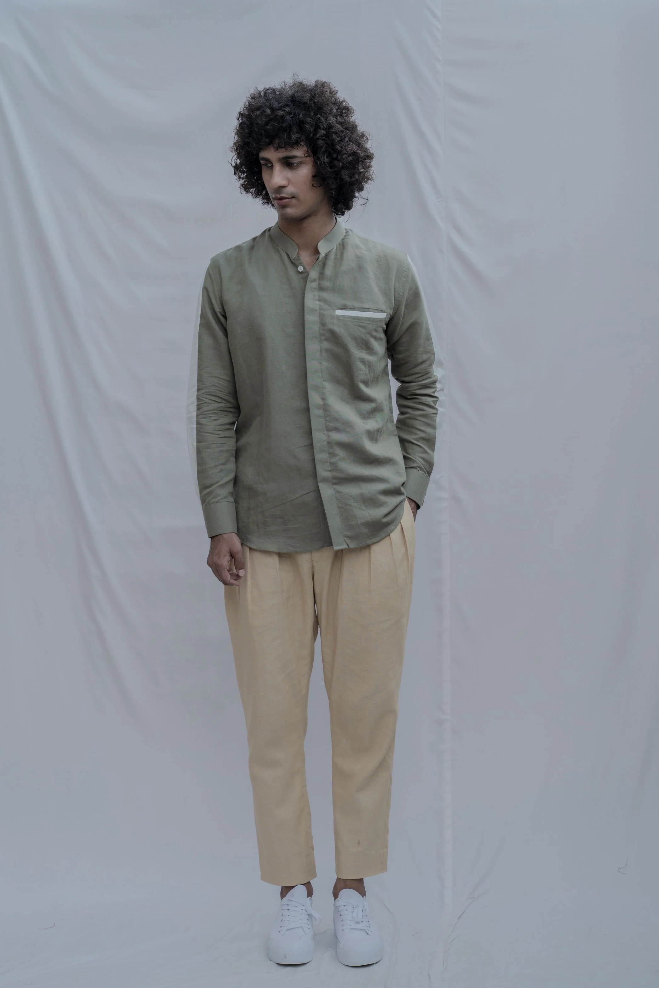 Athens - Olive Shirt - Image 5