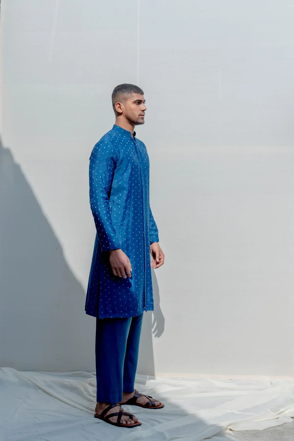 BEDOUIN - Turquoise Blue Kurta Set - Image 3