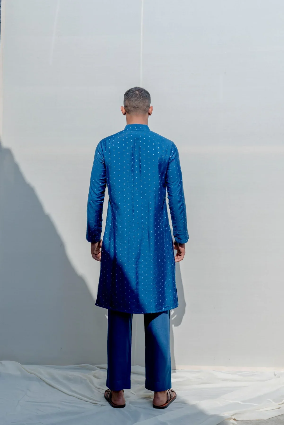 BEDOUIN - Turquoise Blue Kurta Set - Image 4