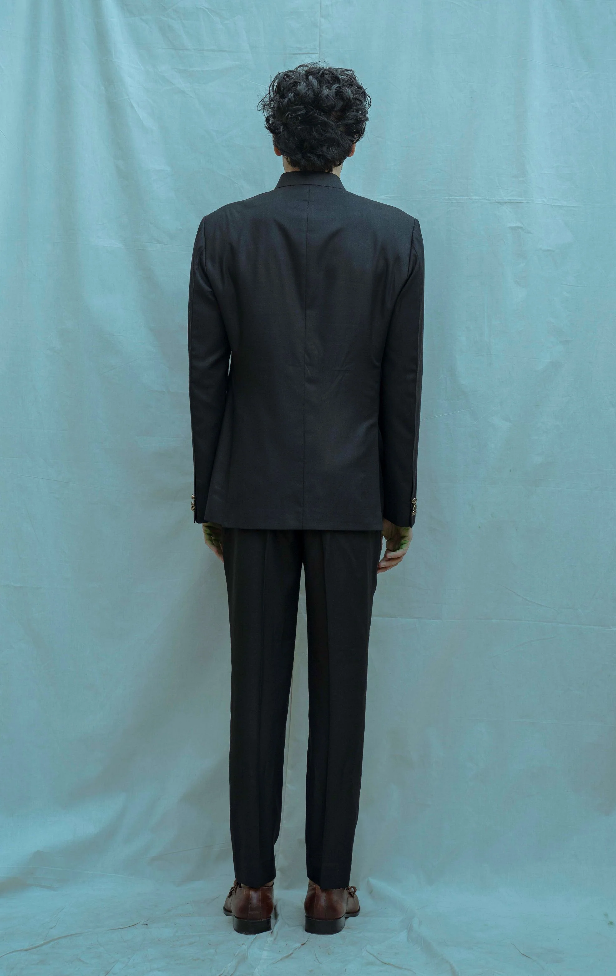 Black Classic Bandgala Set - Image 3