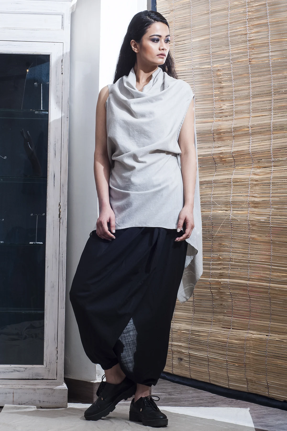 Cathy- Assymetrical Ninja Top & Bottom - Image 2