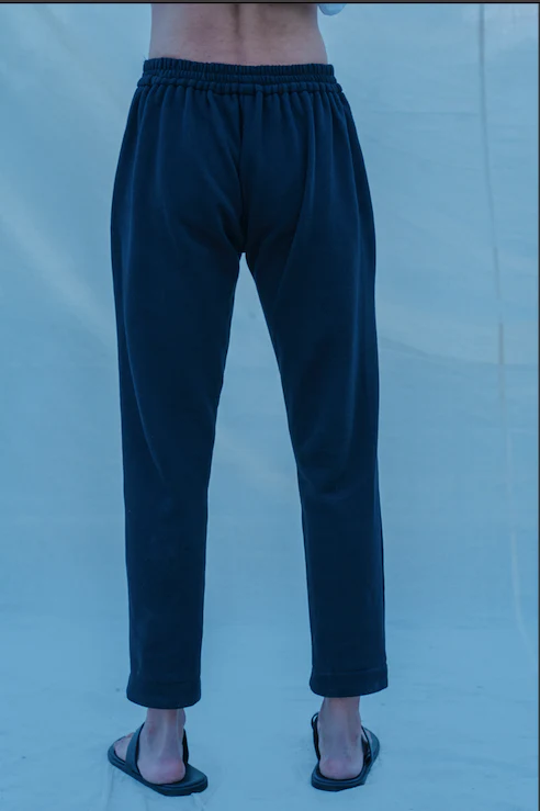 Cotton X Linen Black Trouser - Image 2