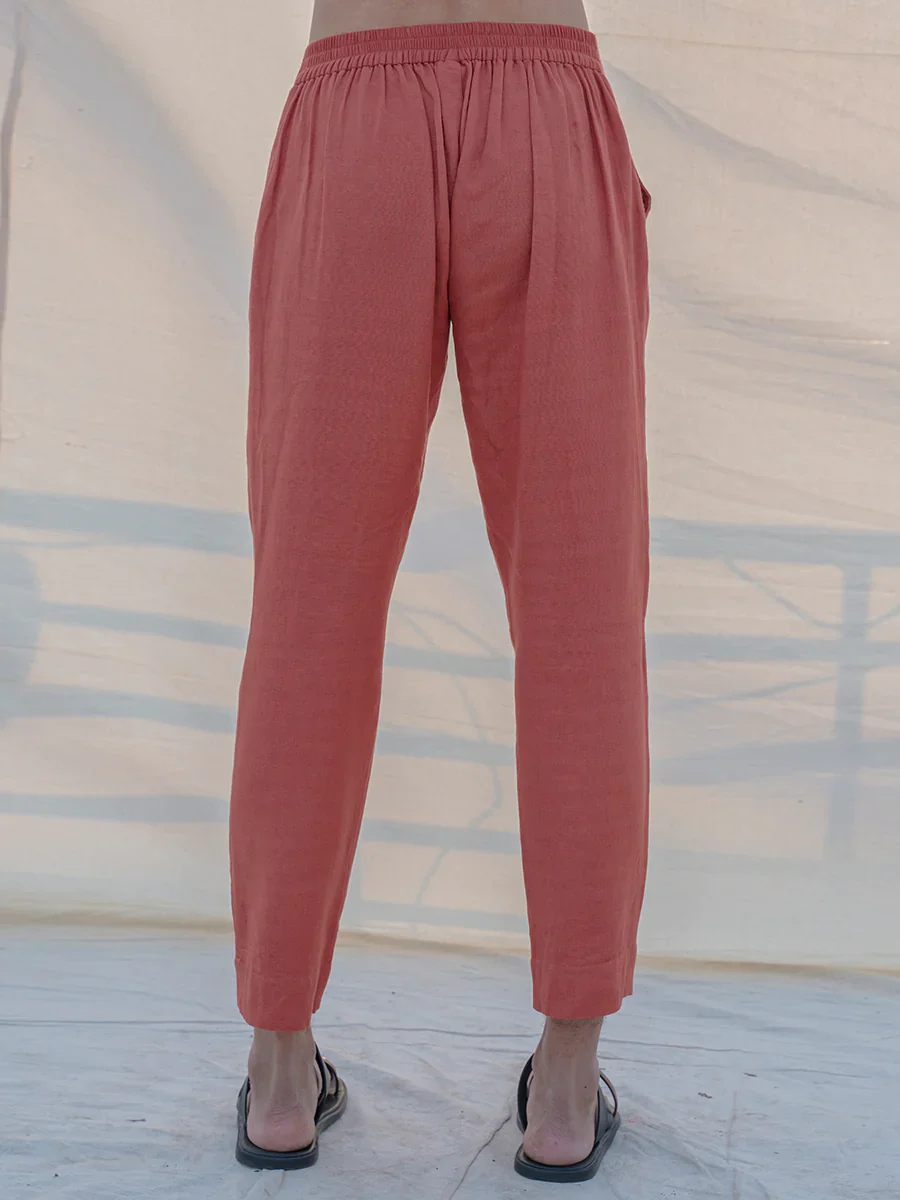 COTTON X LINEN CORAL & MEAN TROUSER - Image 3