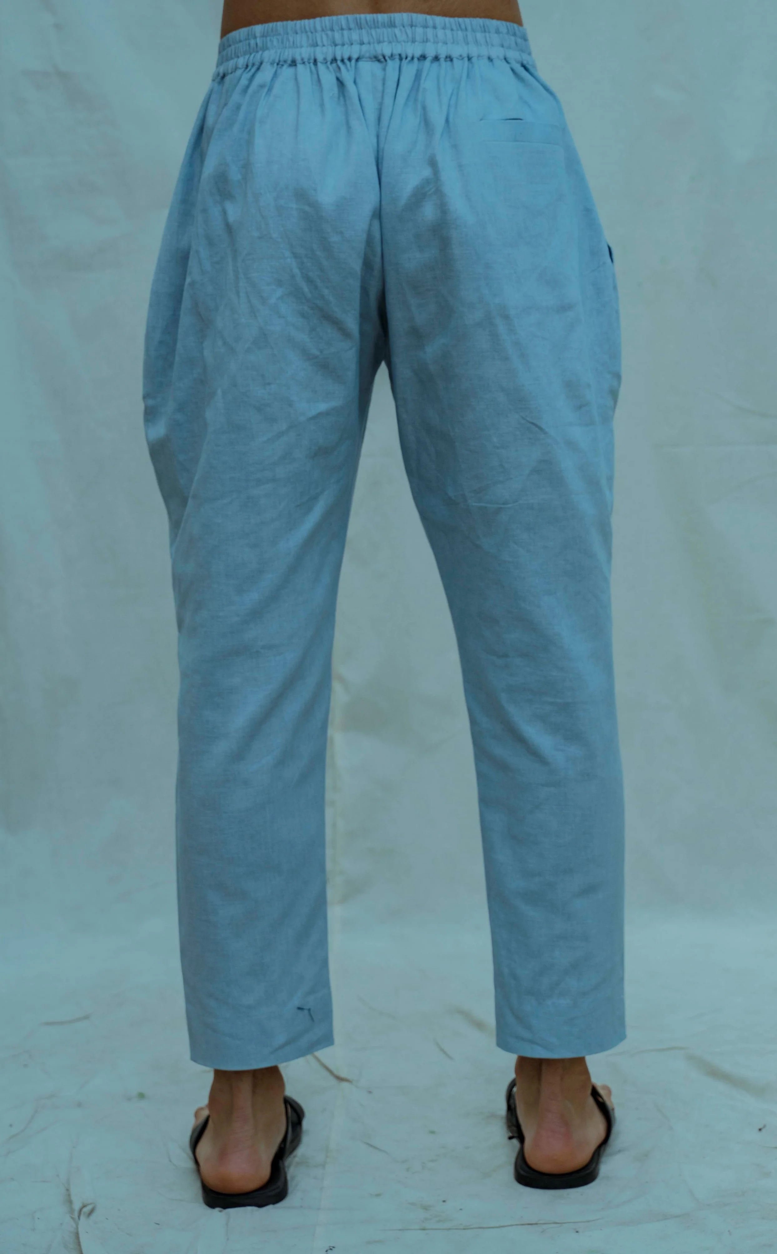 Cotton X Linen Pleated Pant - Image 2