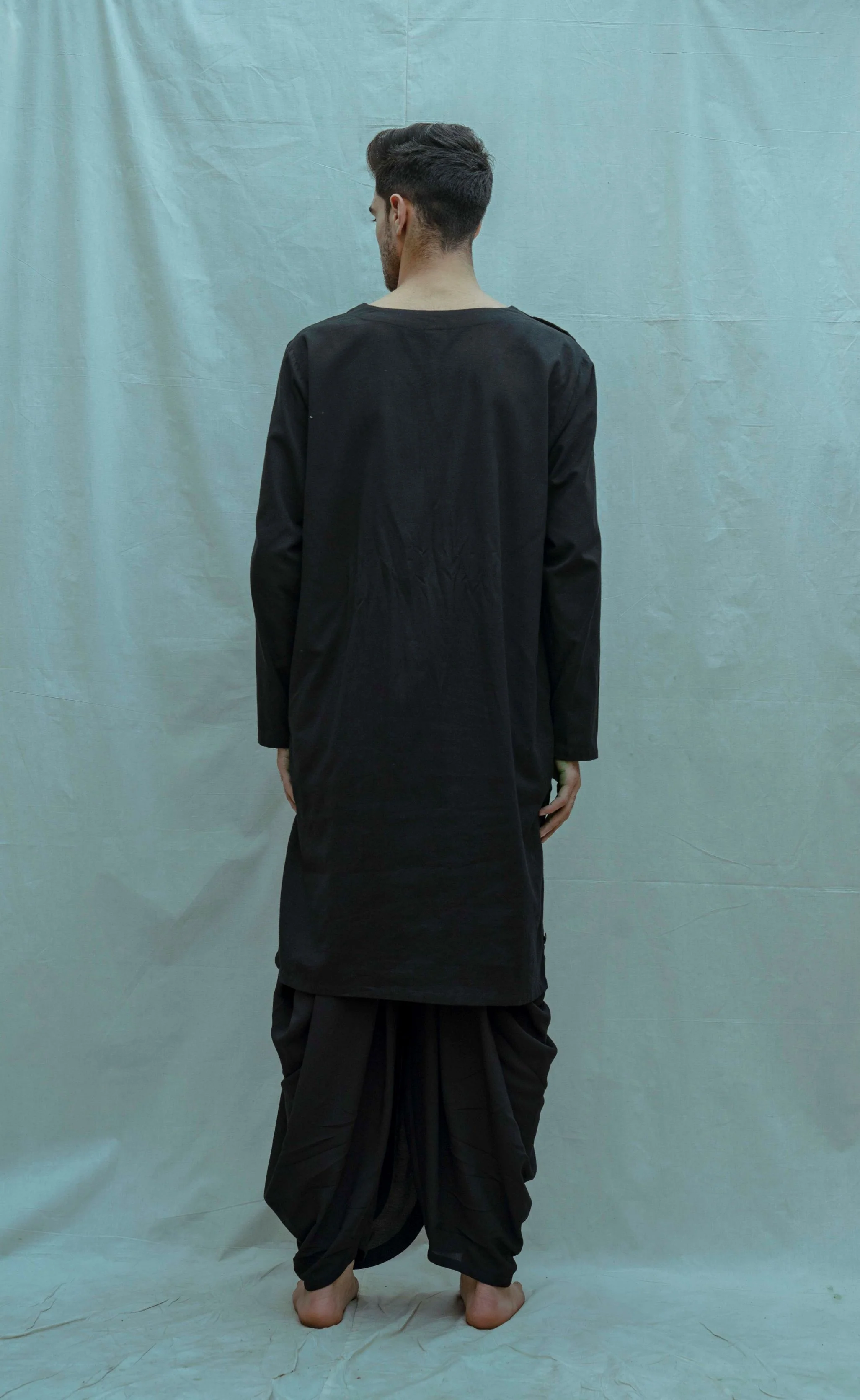 Cotton X Linen Side Placket Kurta - Image 3