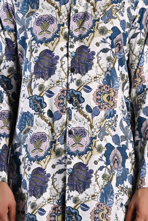 Daemyn - Multi Blue Printed Kurta & Pant set - Image 3
