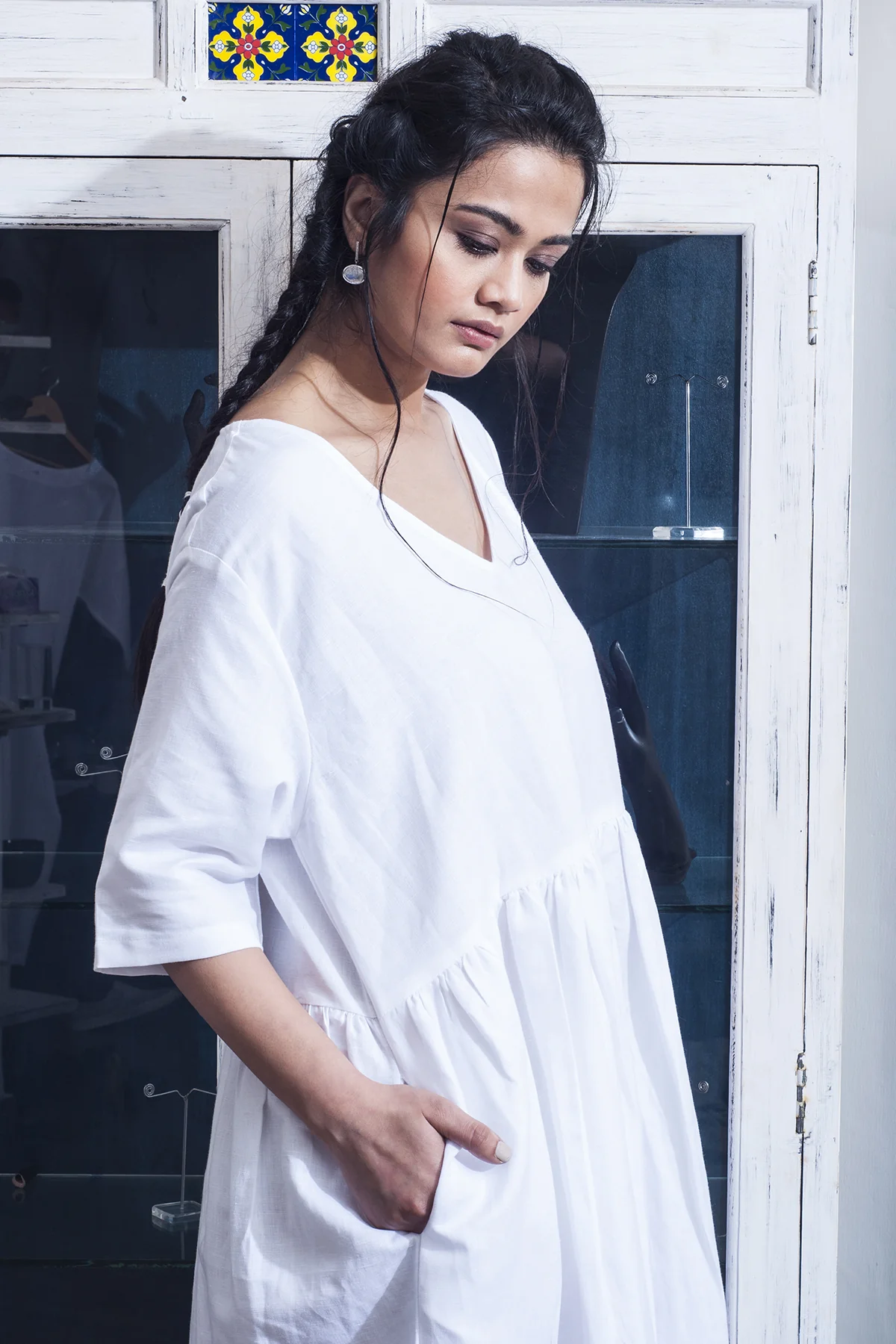 Elora- Oversized A-Line Dress - Image 2