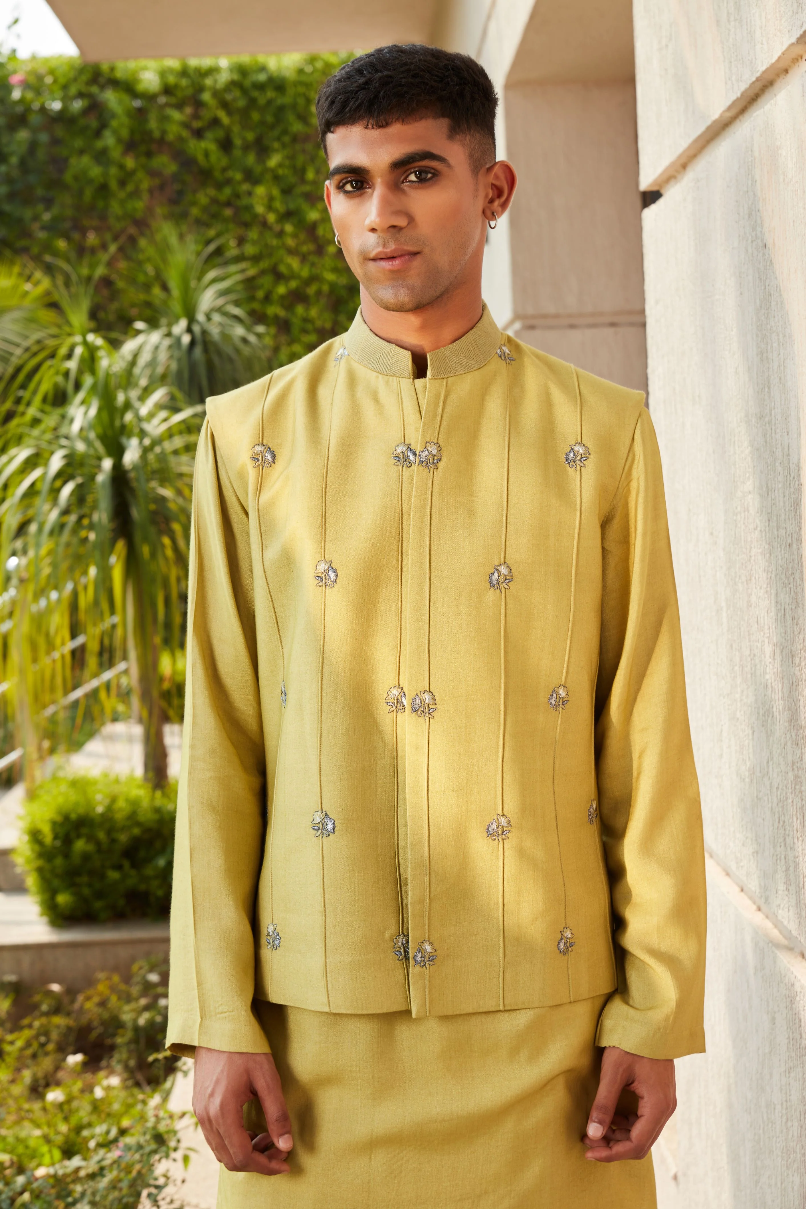 Emir Nehru Jacket with Kurta and Pants Set - Image 2
