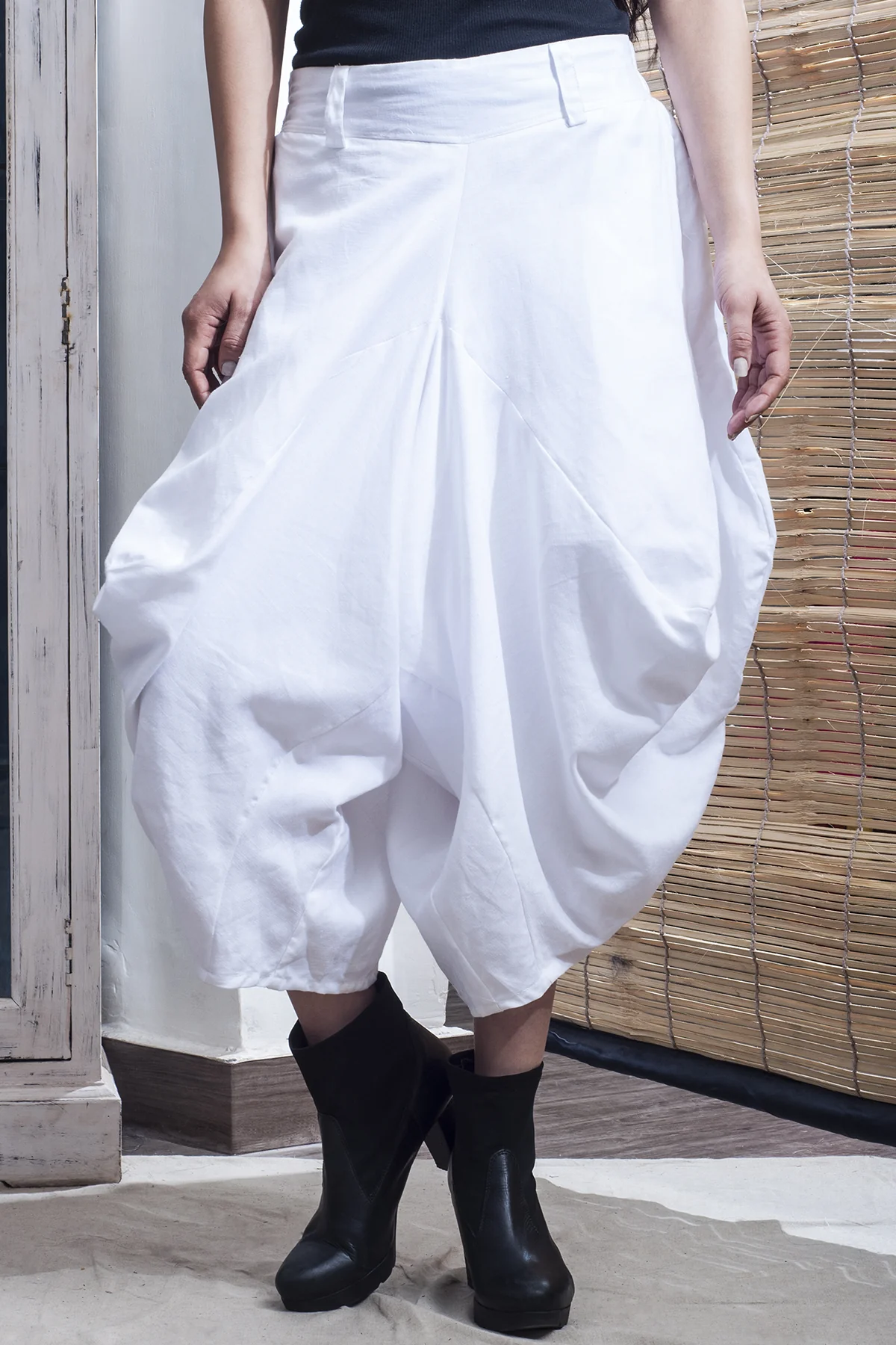 Eshna - White Dhoti Pants - Image 3