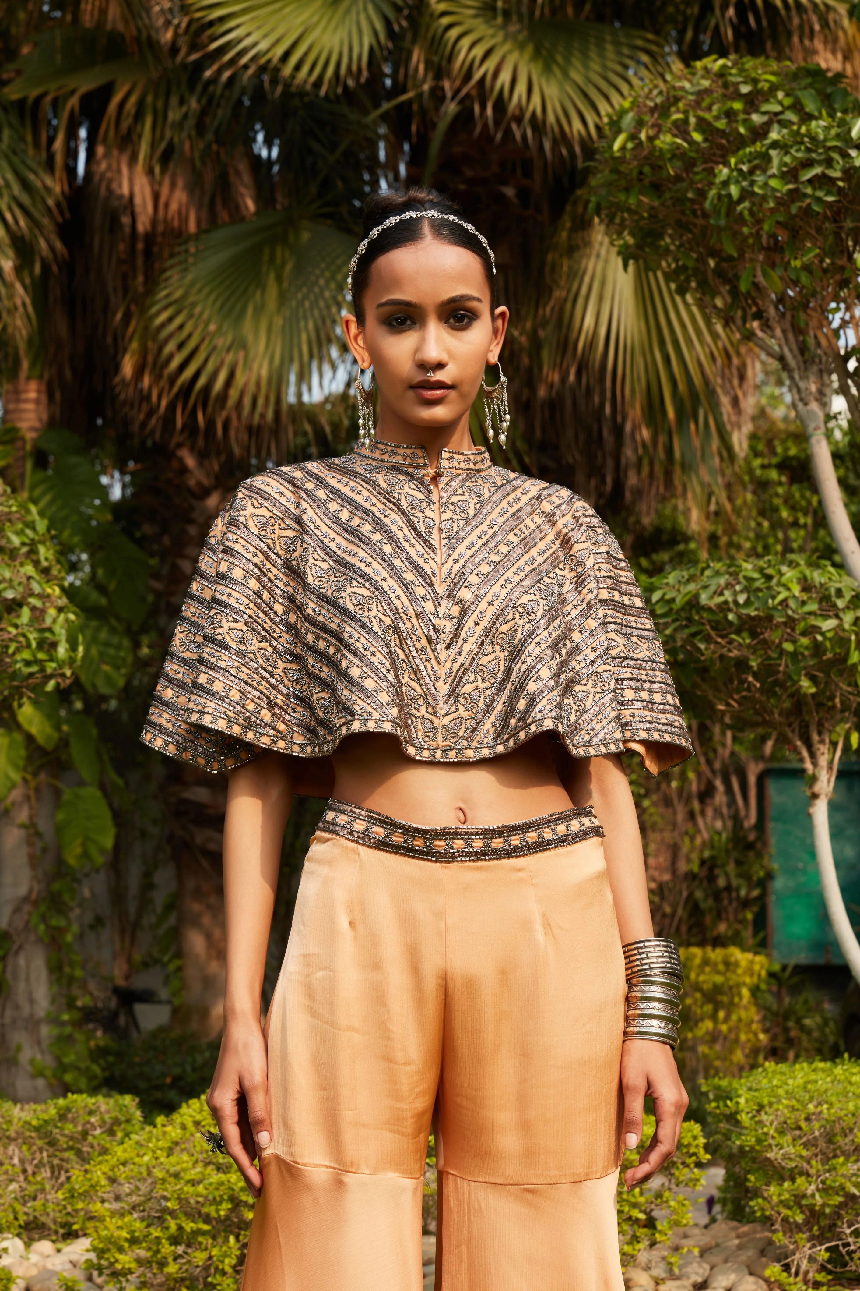 Farah Cape & Sharara Set - Image 3