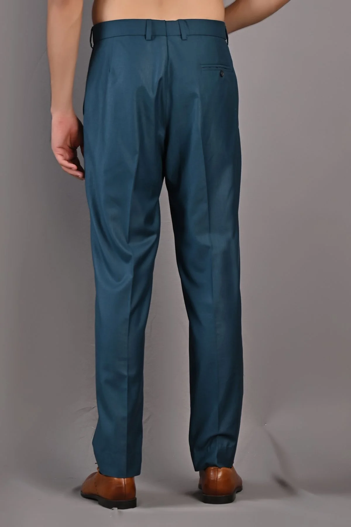 Fiore - Maroon & Multi Printed Nehru Jacket with Teal Green Kurta Set - Image 5