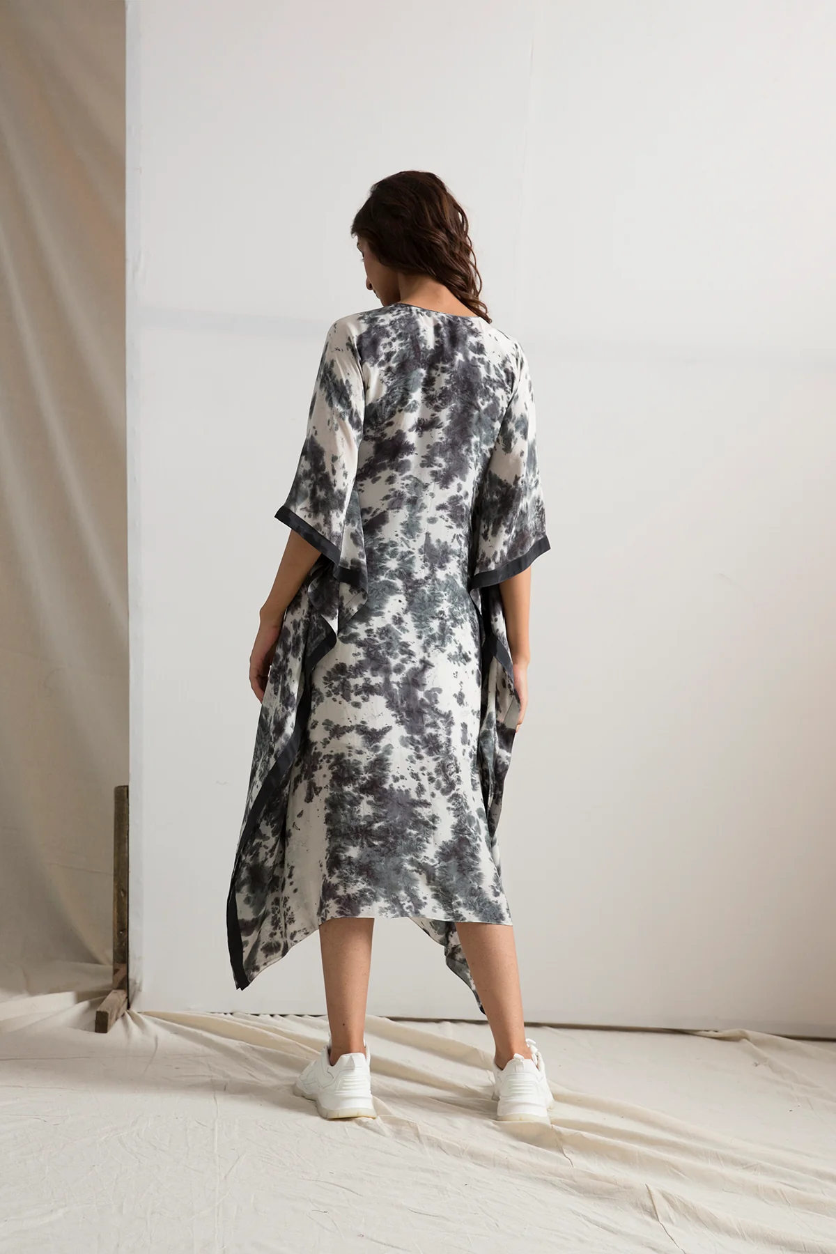 Flora - Tie & Dye Kaftan Dress - Image 2