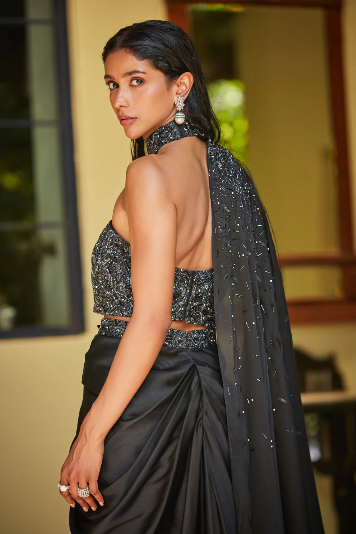 GiGi Black Concept Saree - Image 10