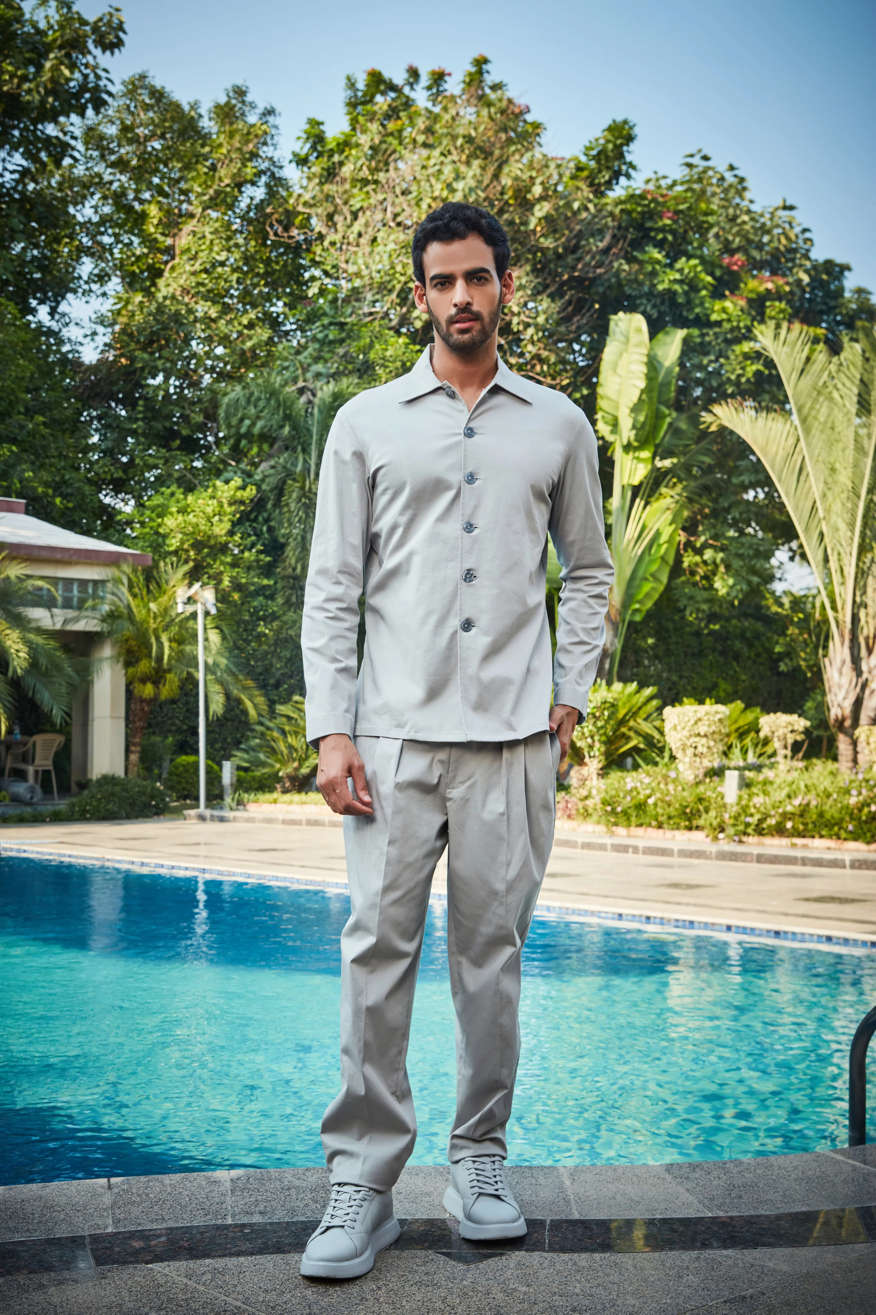 Hansel- Light Grey Co Ord Set - Image 3