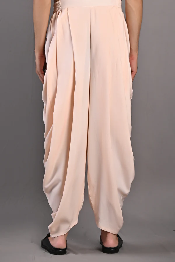 Harrison - Peach Embroidered Kurta Set - Image 6