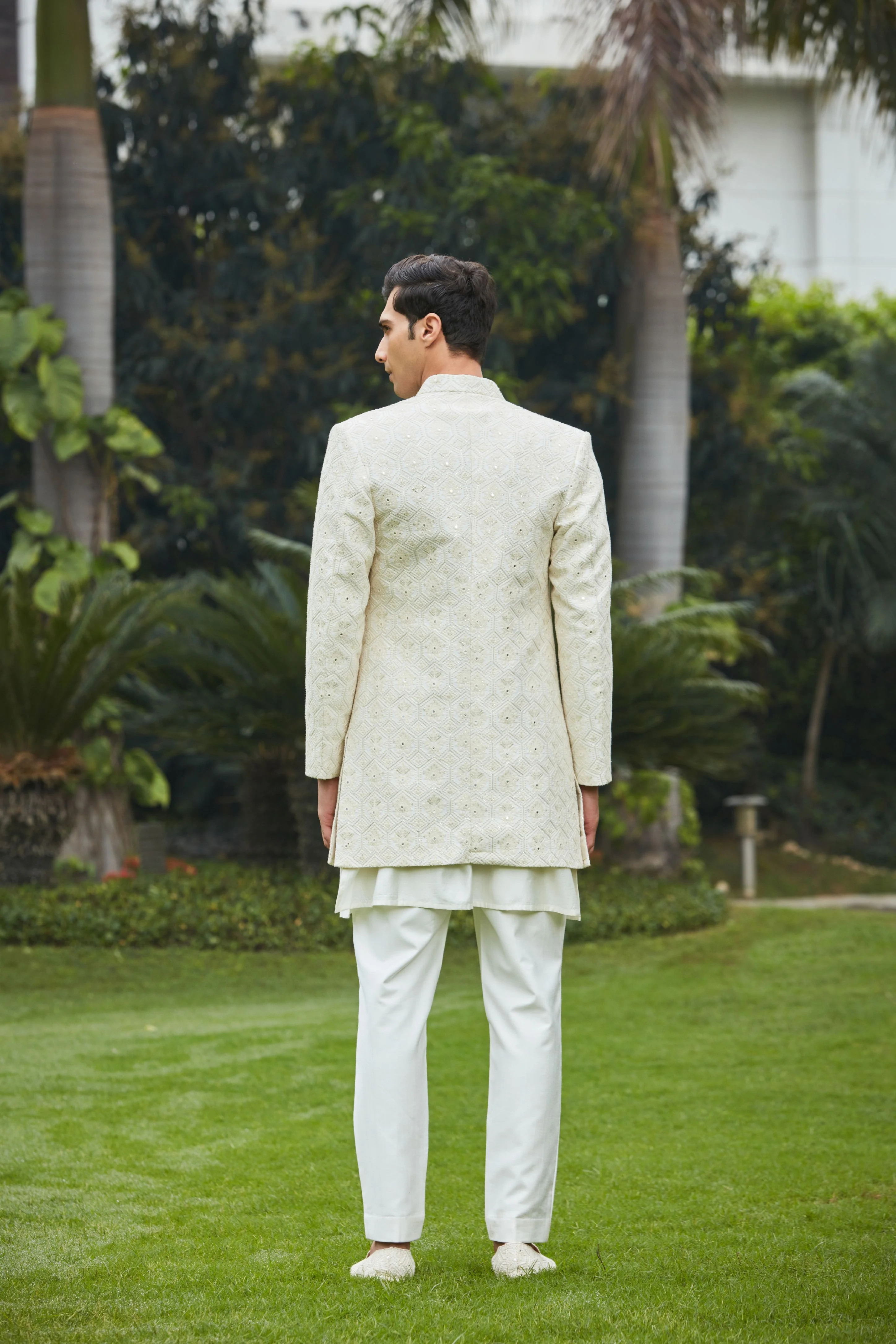 Itvara Open Jacket With Kurta Set - Image 4