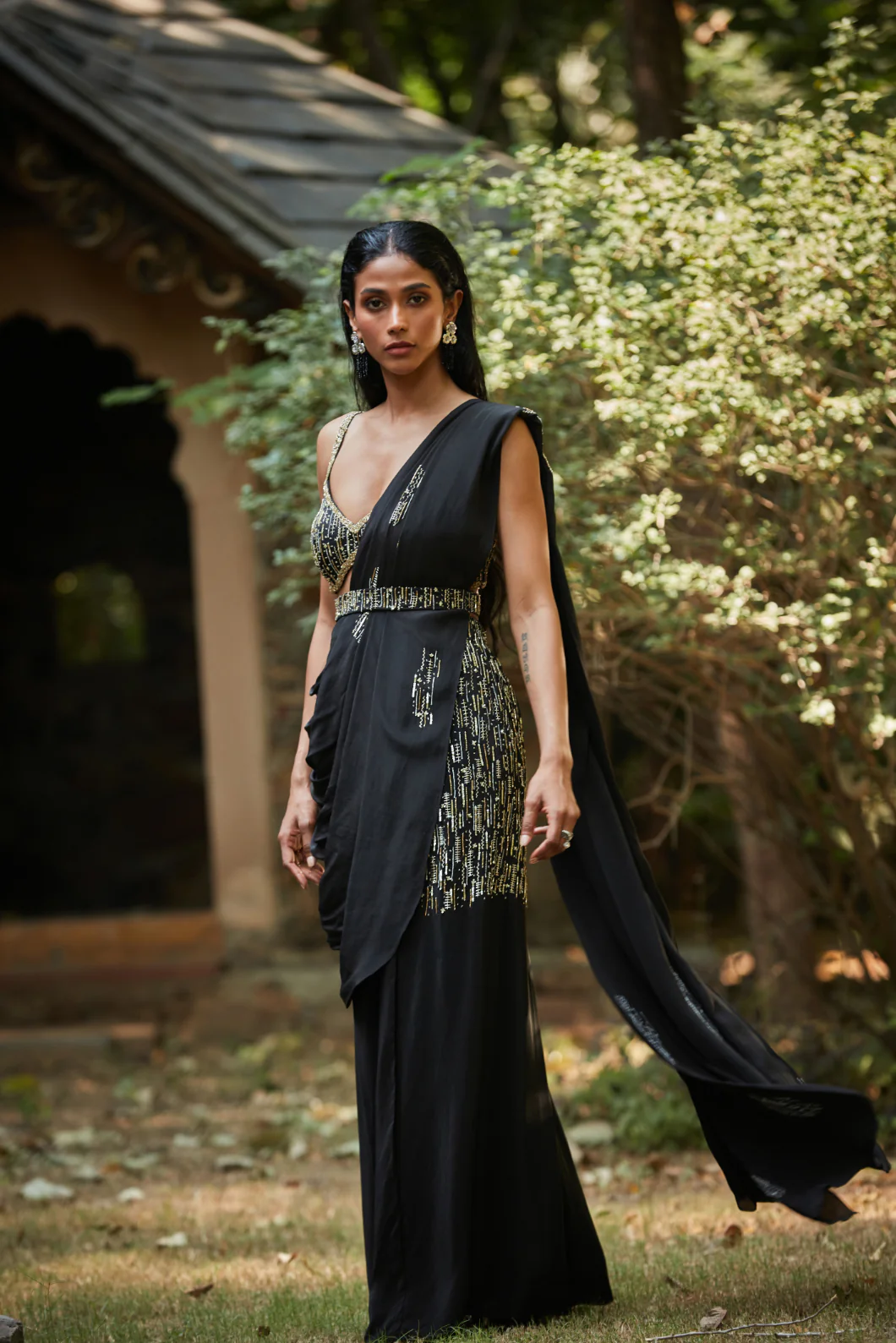 Kim Black Concept Saree - Image 5