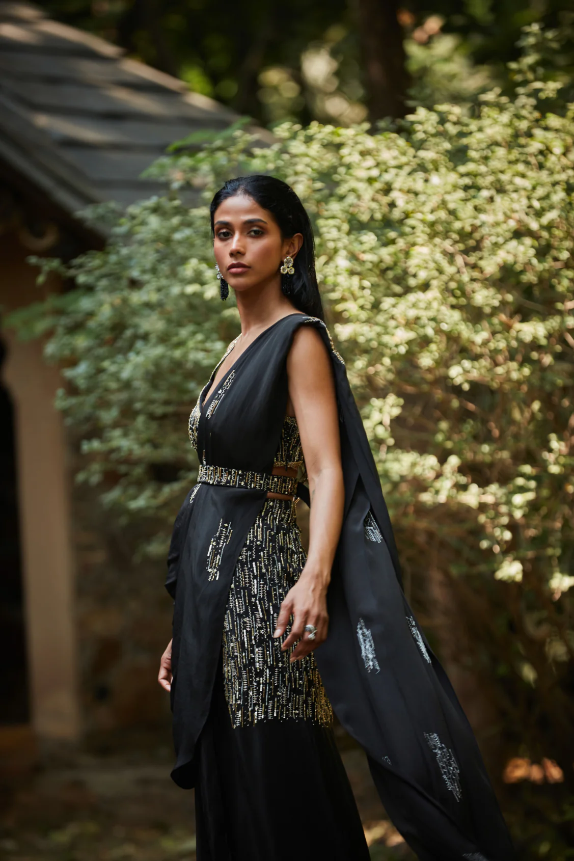 Kim Black Concept Saree - Image 6