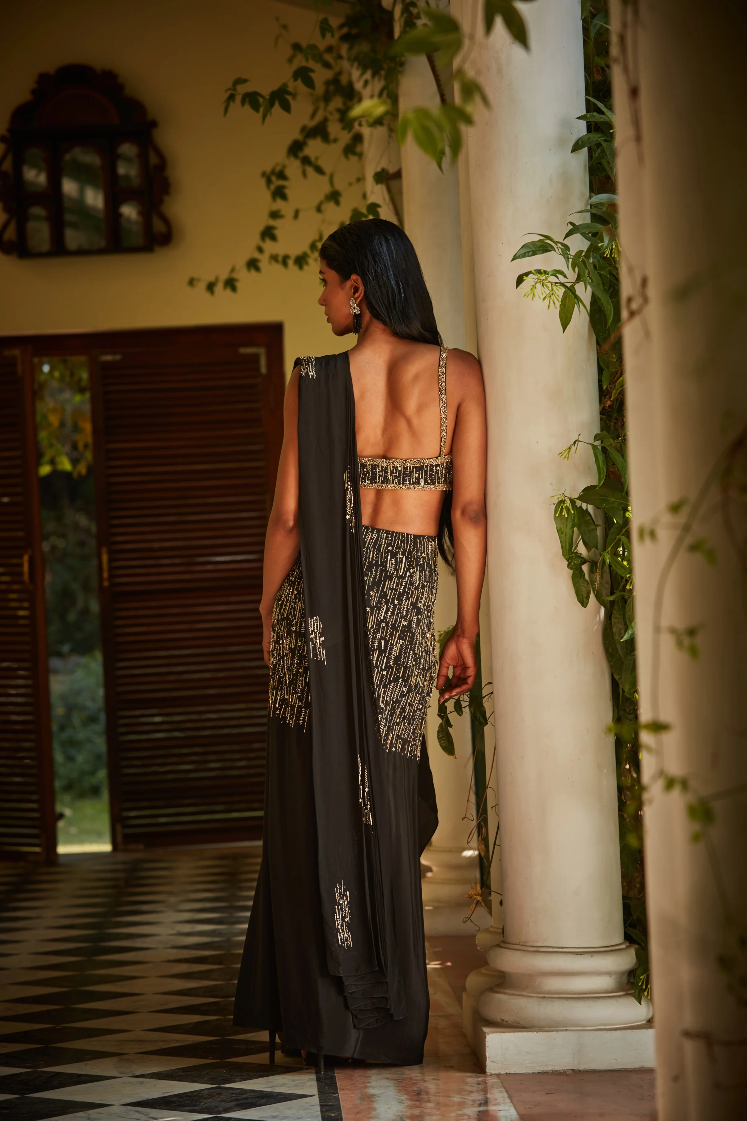 Kim Black Concept Saree - Image 9