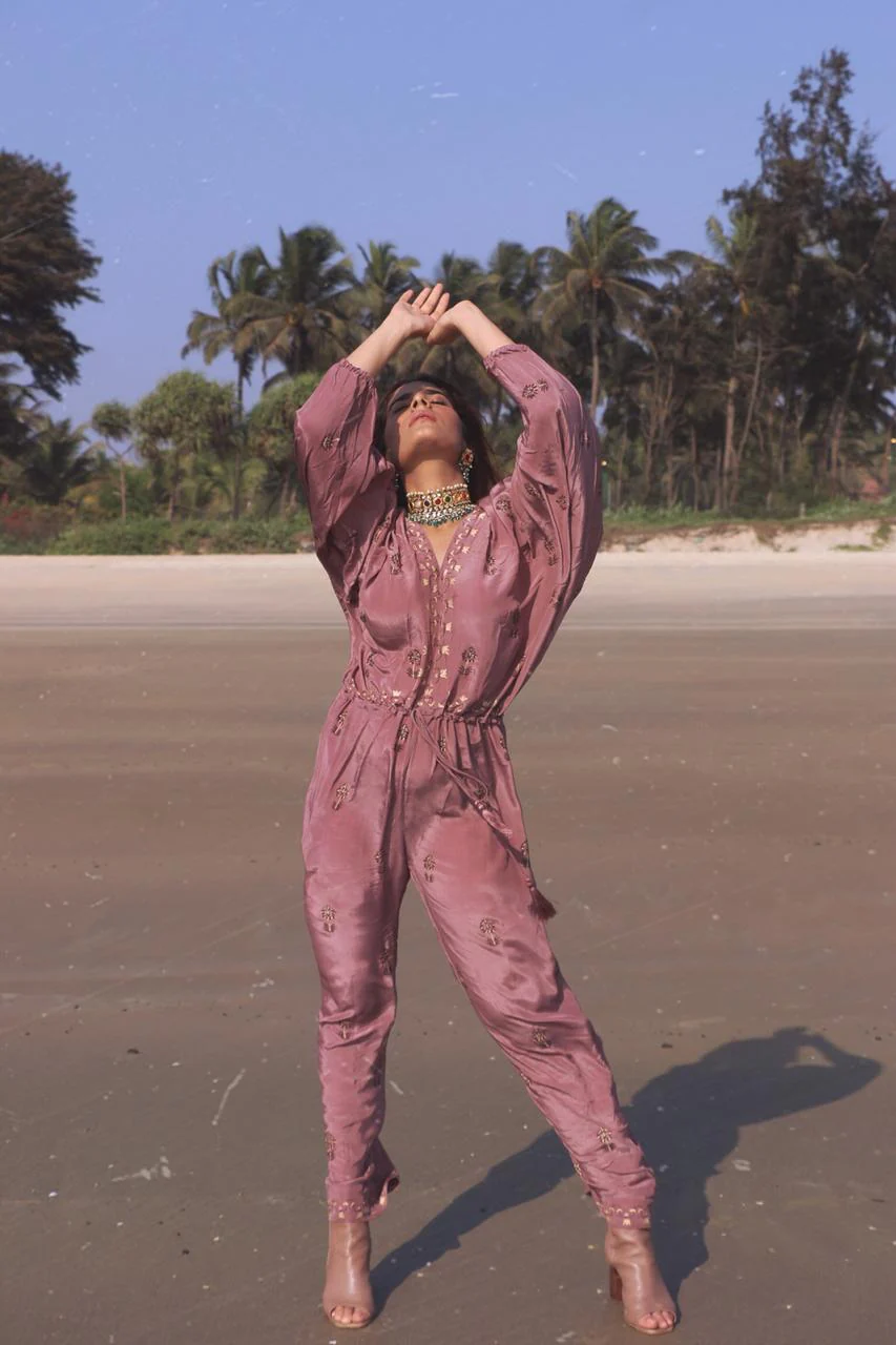 Krshna - Mauve Jumpsuit - Image 3