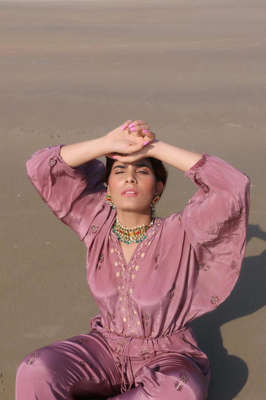 Krshna - Mauve Jumpsuit - Image 4
