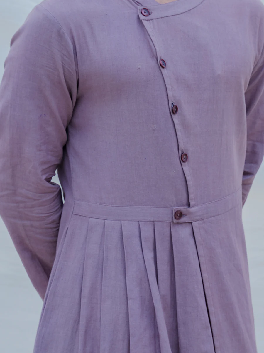 Cotton X Linen Mauve Kurta - Image 2