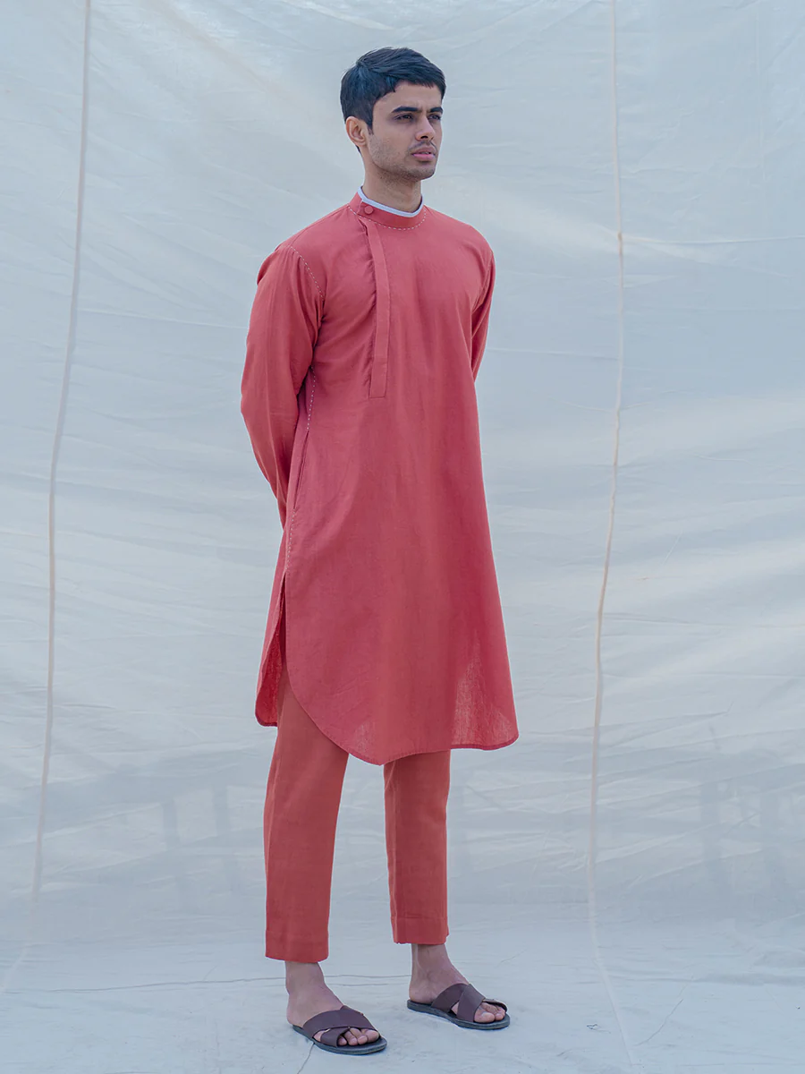 Cotton X Linen Coral - Image 3