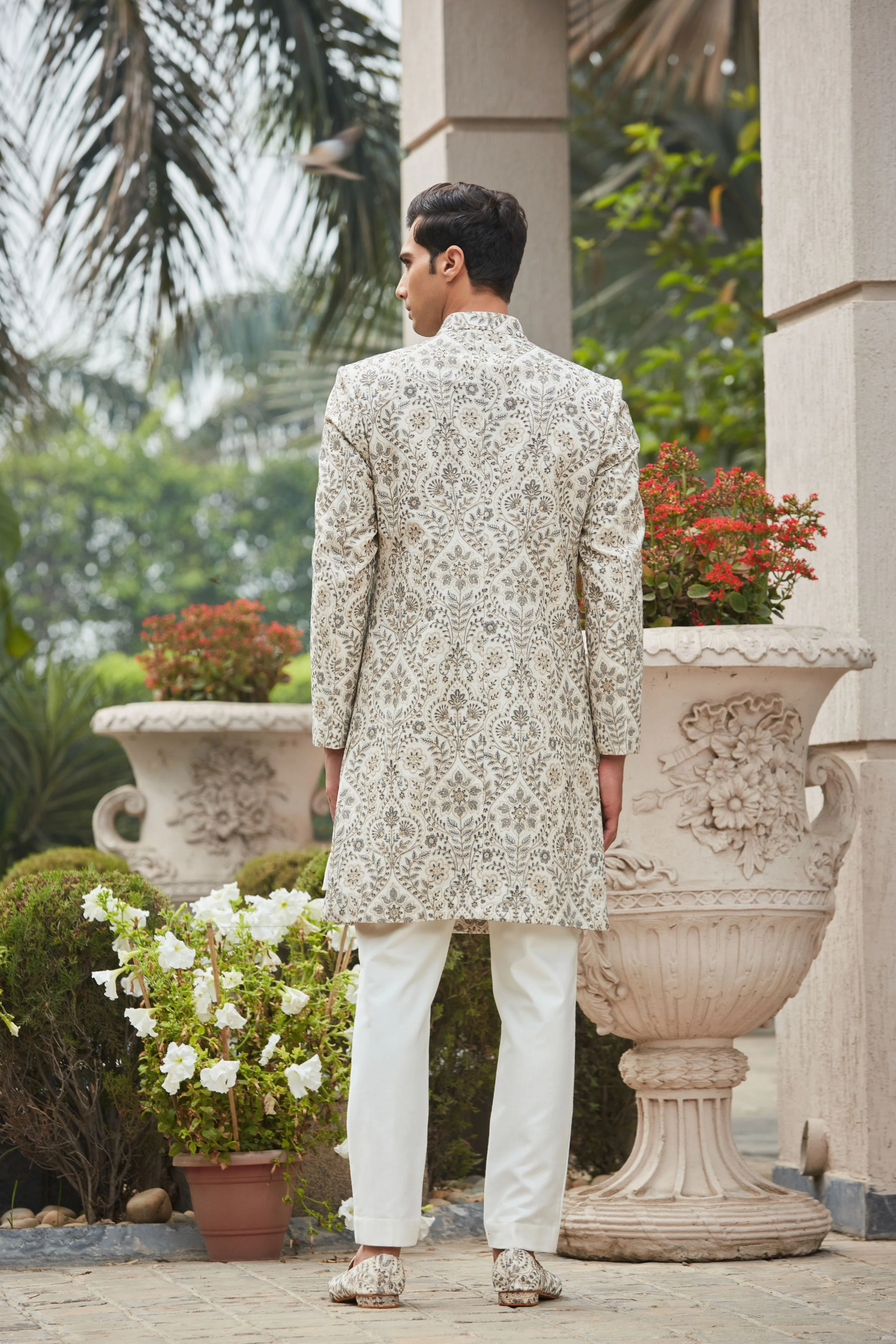 Laska Achkan Jacket With Kurta Set - Image 5