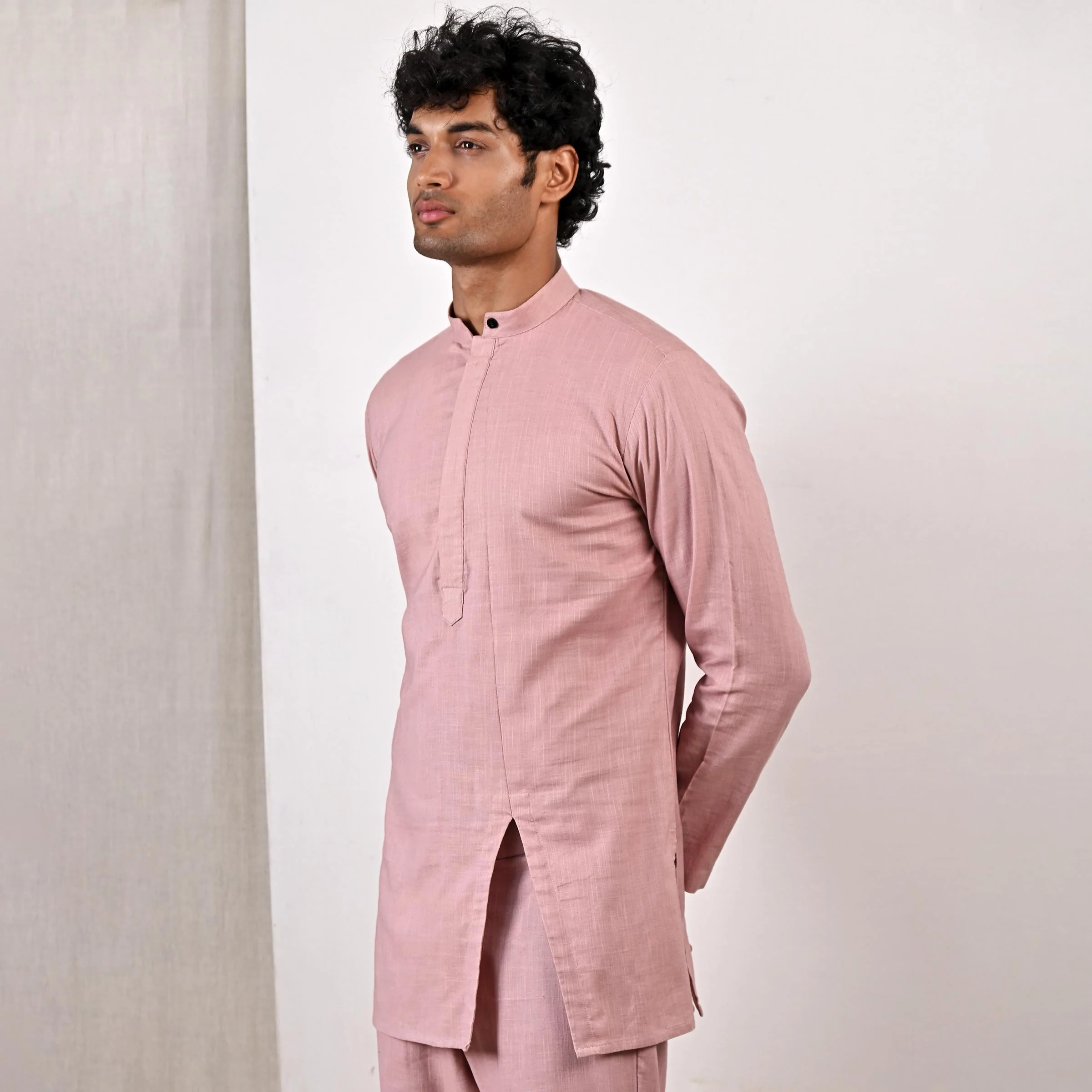 Lathen - Mauve Short Kurta Set - Image 6
