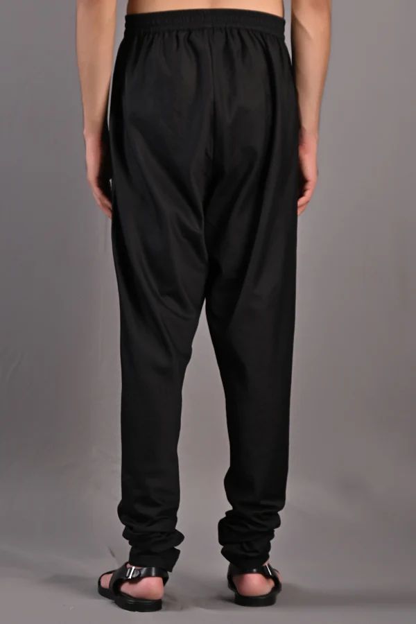 Lupine - Black Abstract Embroidered Kurta Set - Image 6