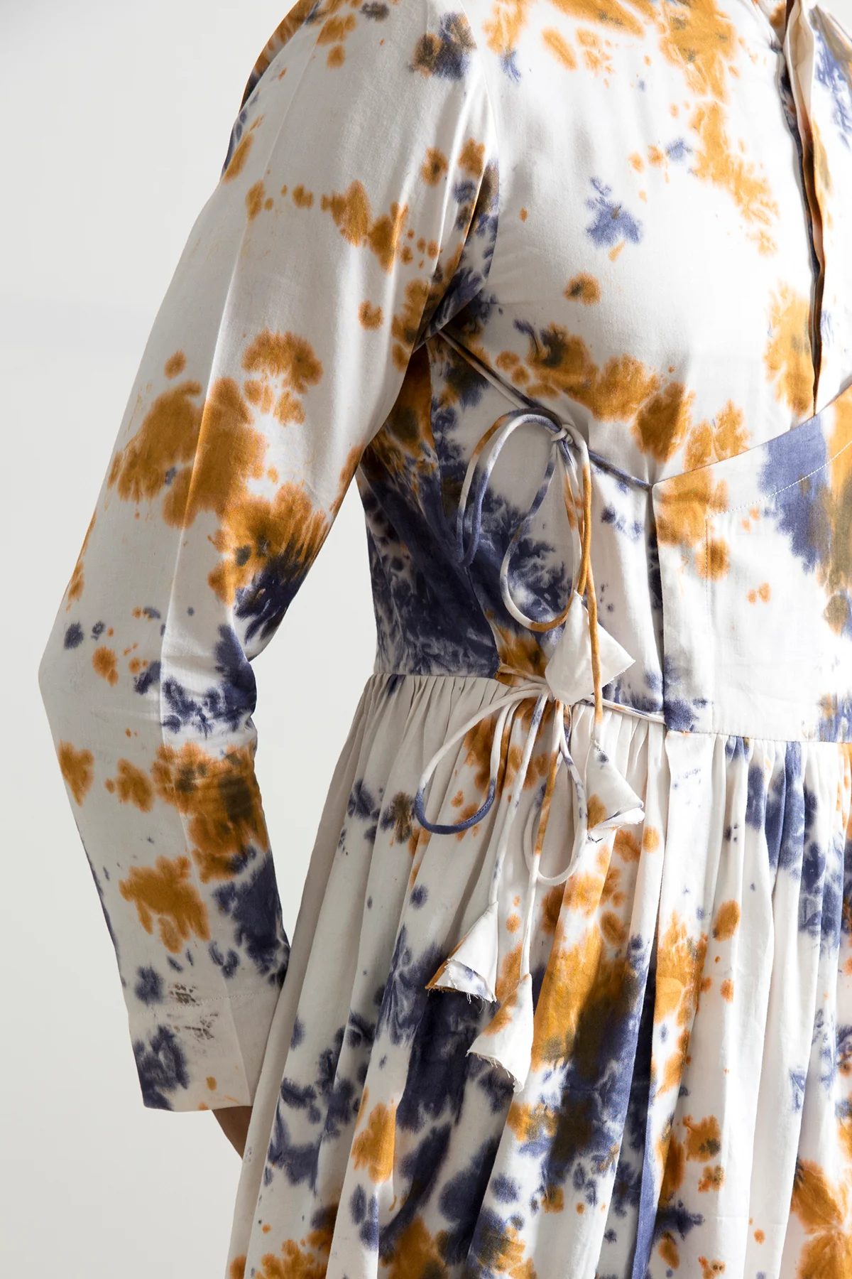 Mirko - Tie and Dye Flared Manarkali Set - Image 3