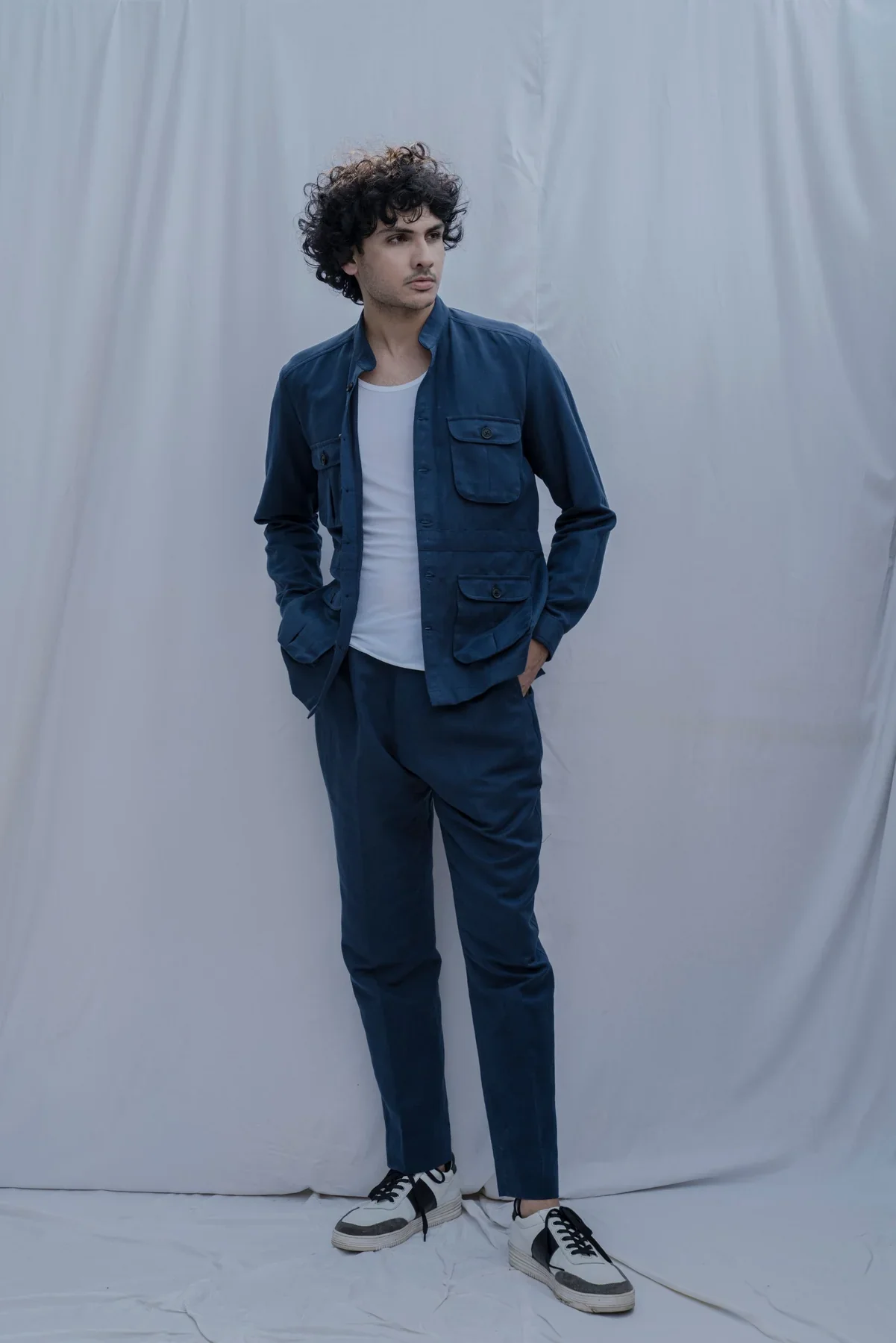MONTAUK-NAVY- JACKET & PANT CO-ORD SET