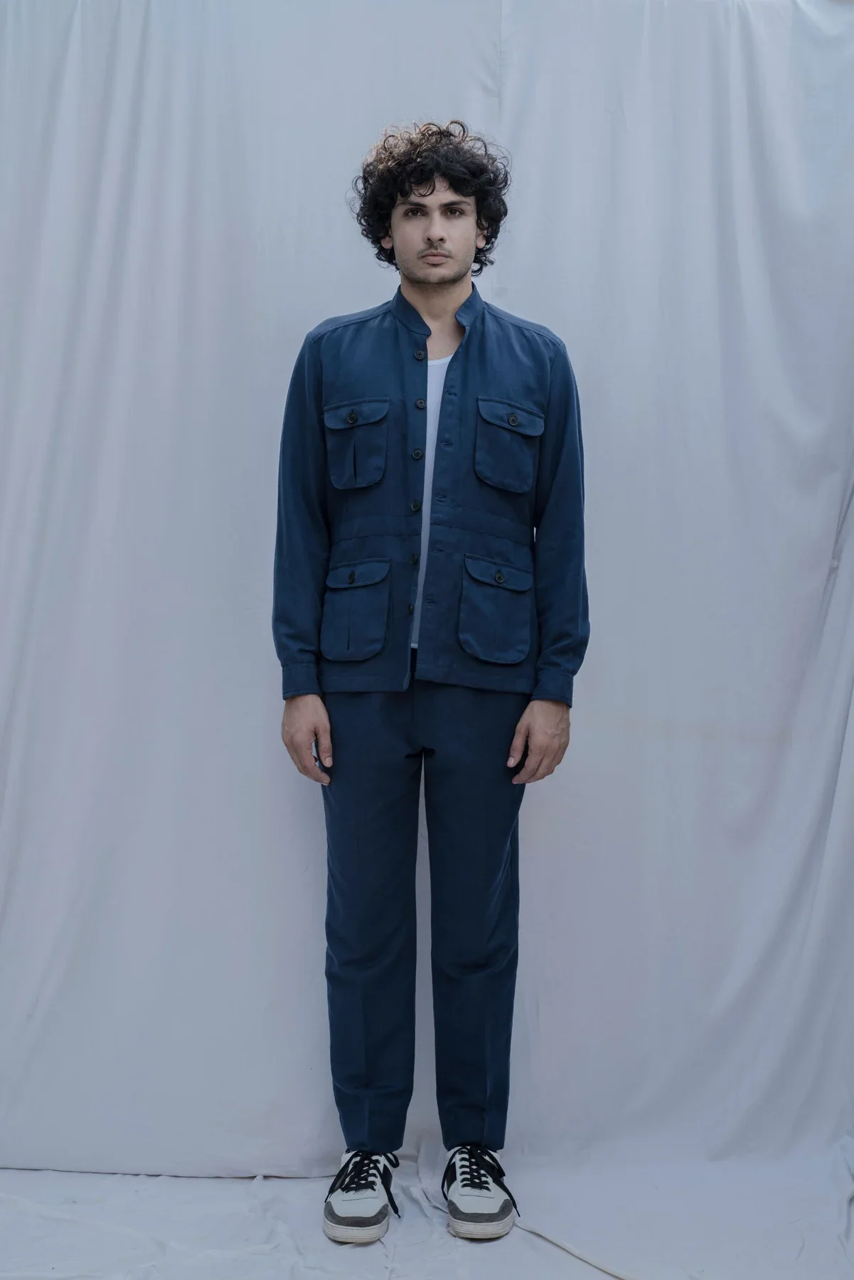 MONTAUK-NAVY- JACKET & PANT CO-ORD SET - Image 3