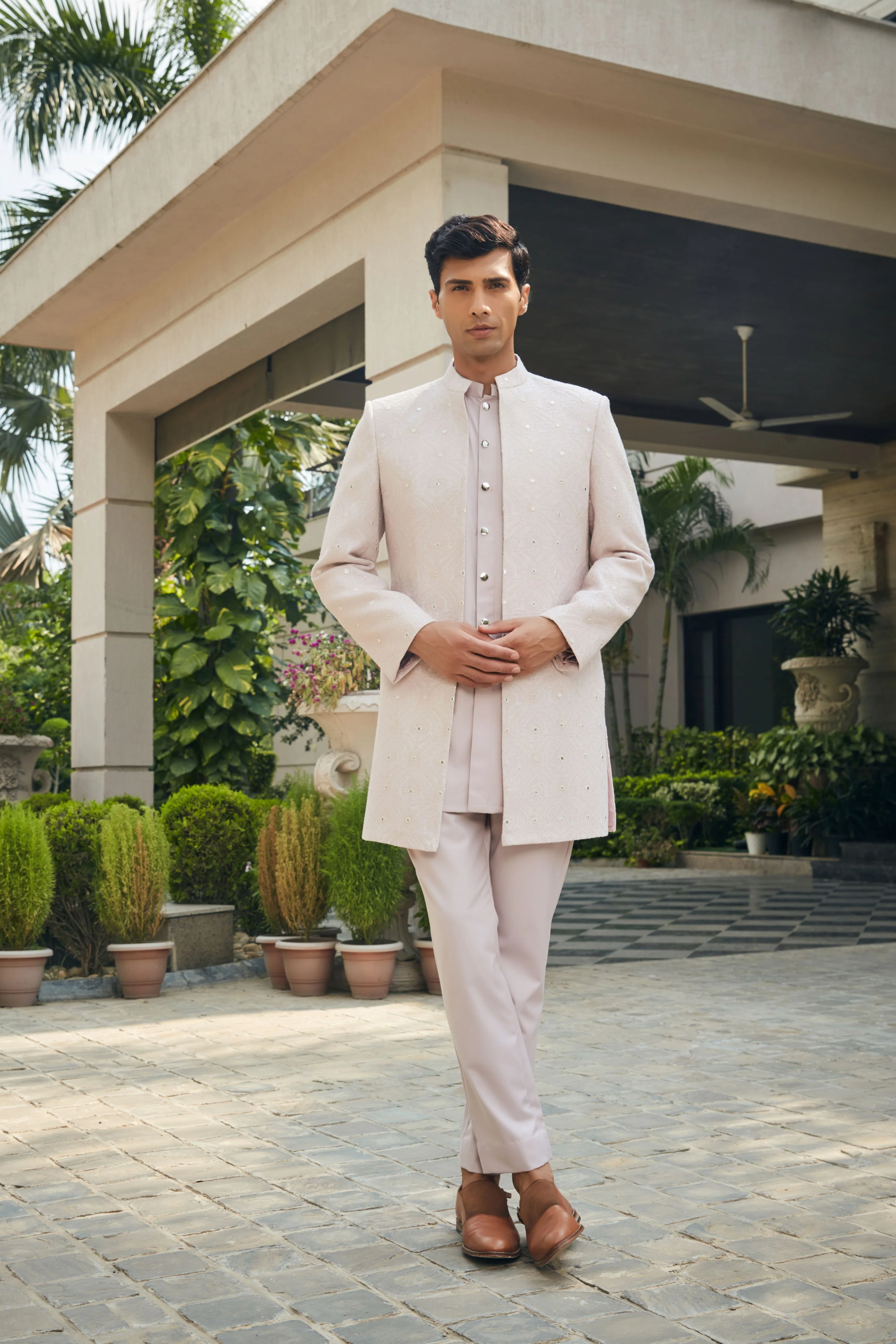 Nirbhay Open Jacket with Kurta Set - Image 3