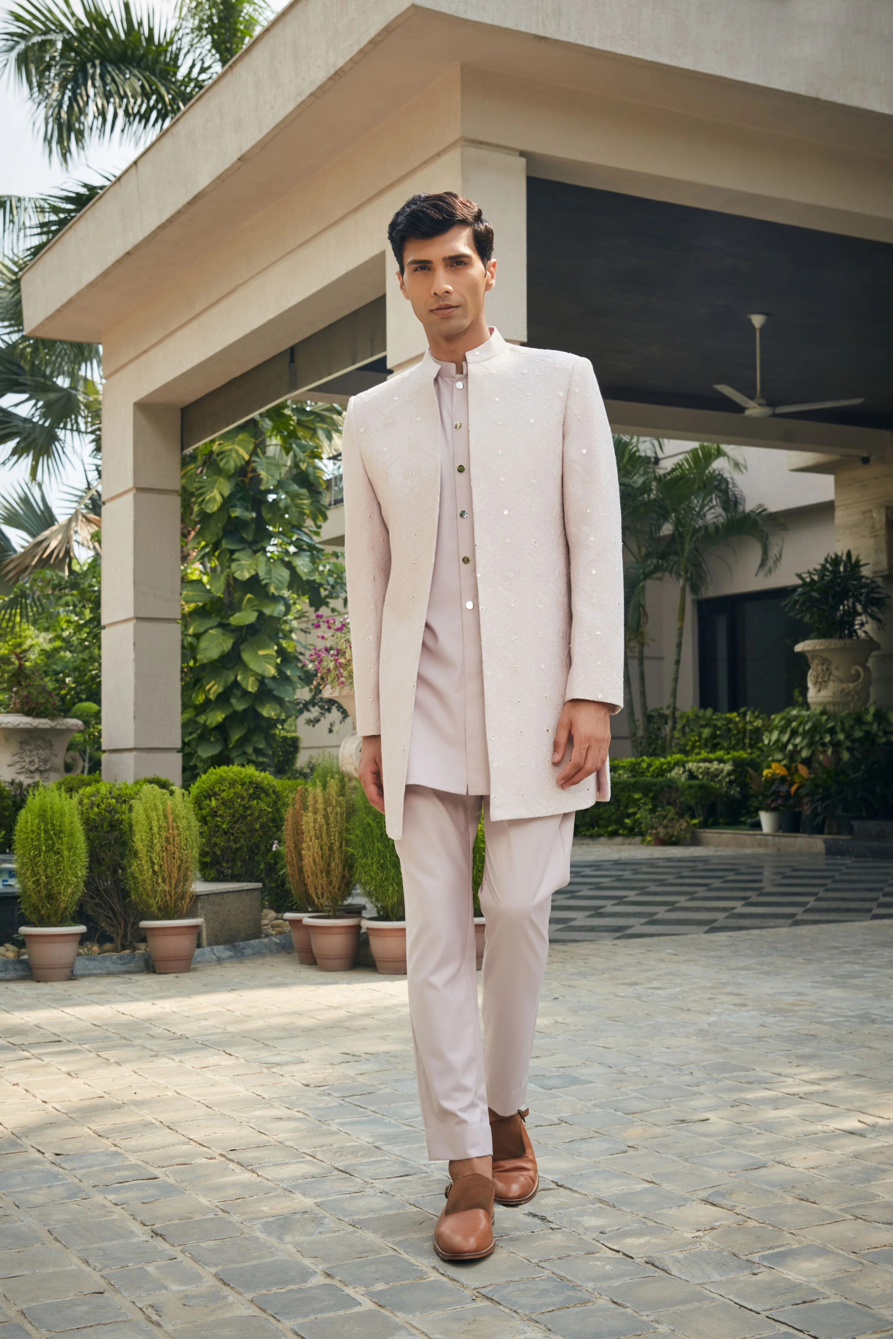 Nirbhay Open Jacket with Kurta Set - Image 4