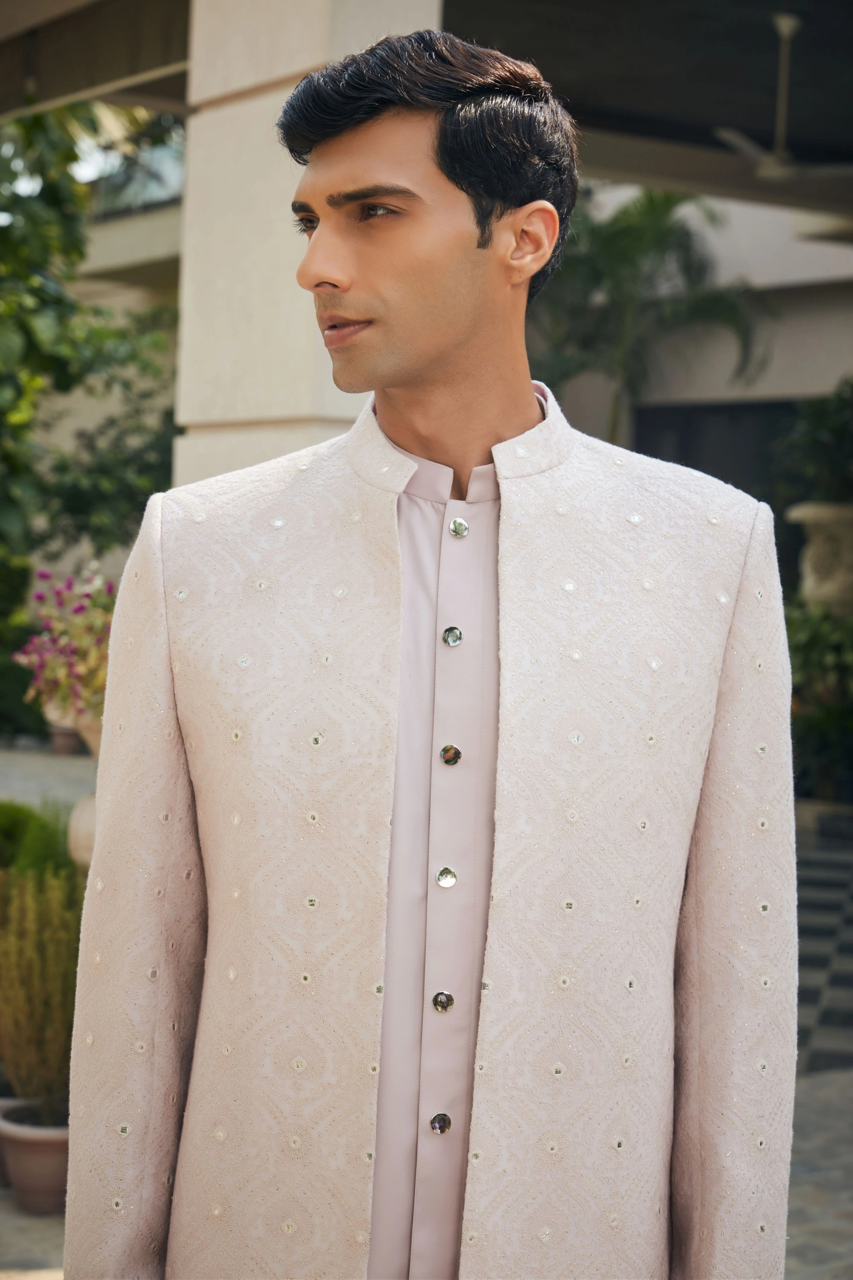 Nirbhay Open Jacket with Kurta Set - Image 6
