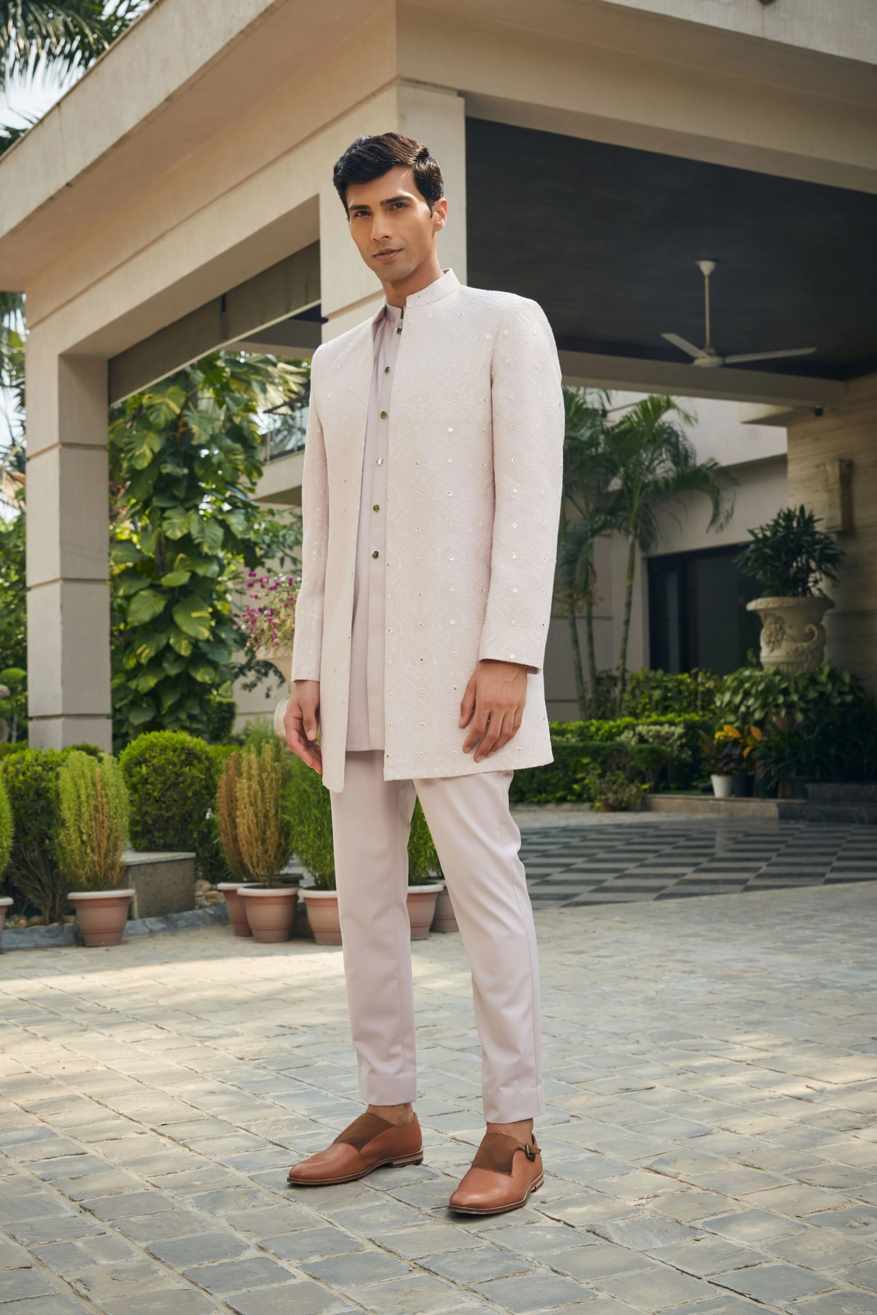 Nirbhay Open Jacket with Kurta Set - Image 7