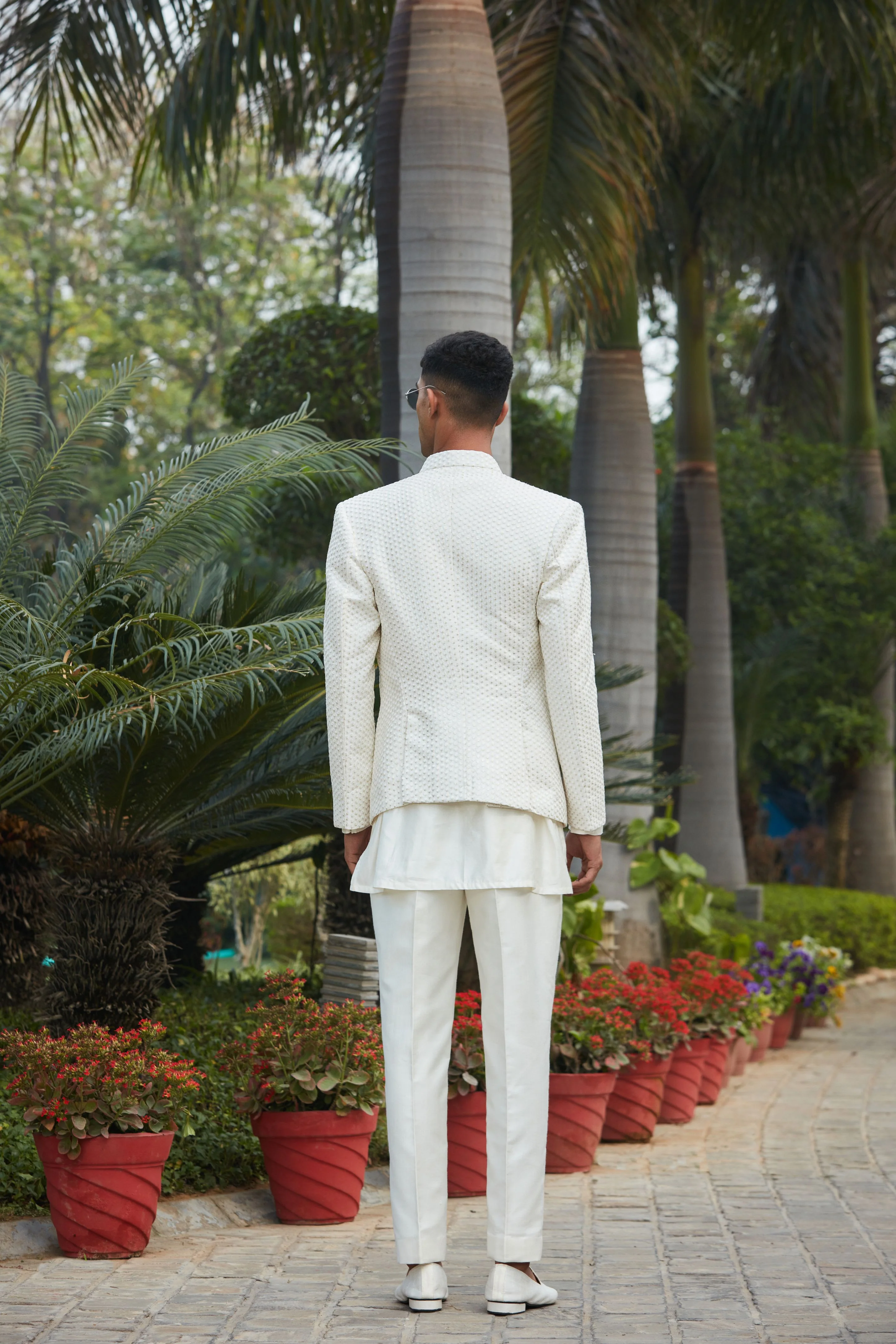 Nirvana Open Jacket With Kurta Set - Image 3
