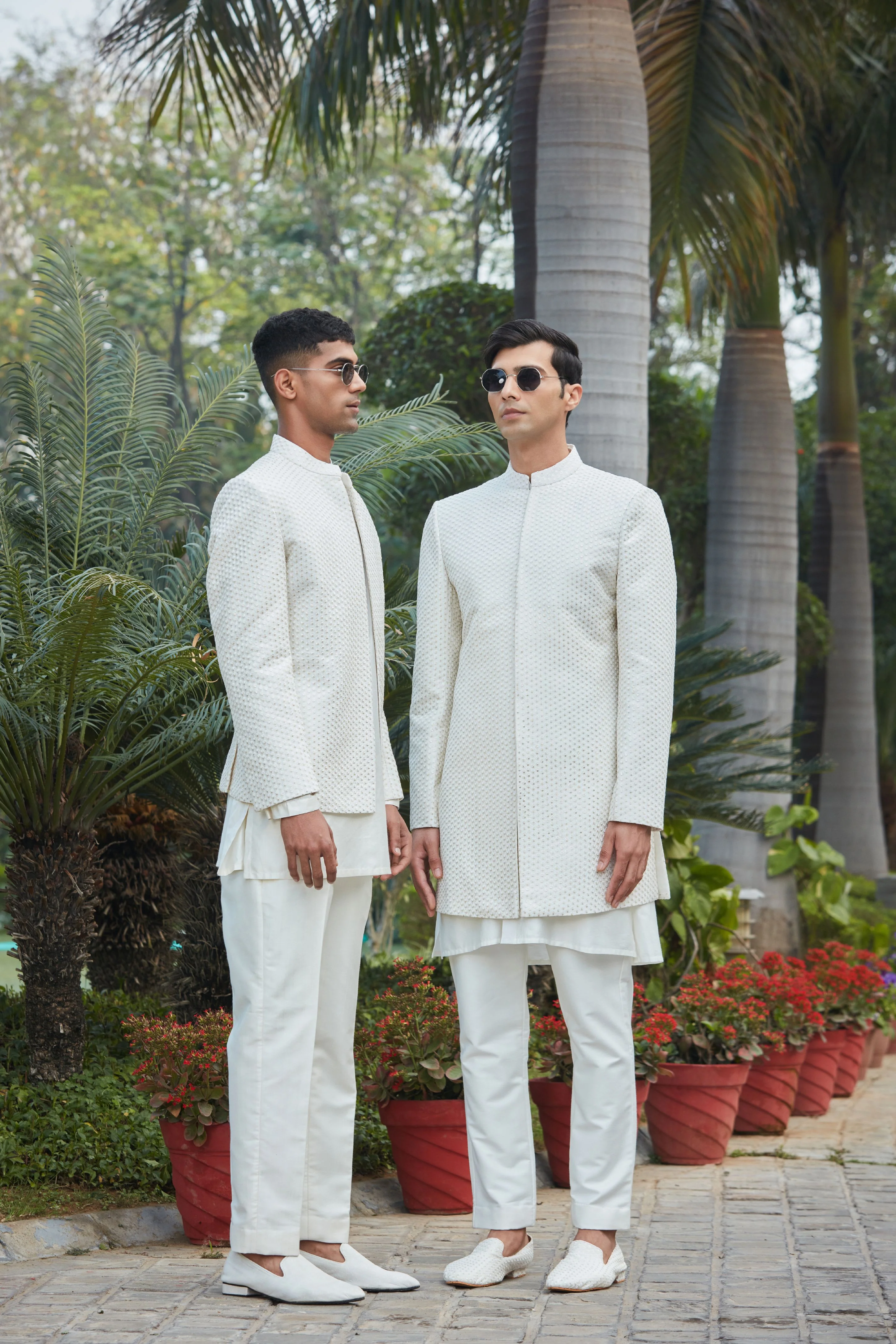 NIRVANA & RAKSA- CHIKANKARI JACKET SETS - Image 2