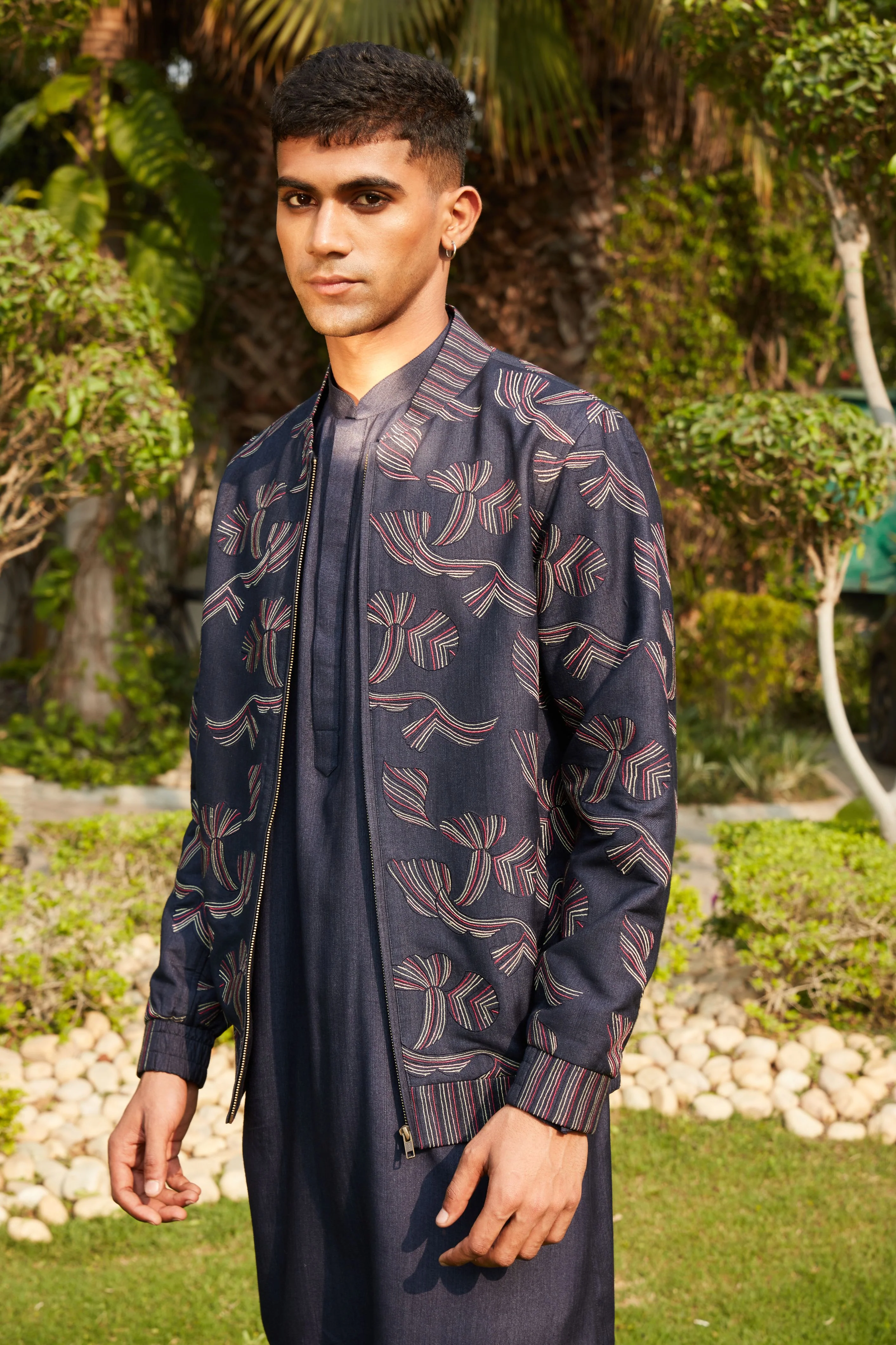 Nur Bomber Jacket & Kurta Set - Image 2