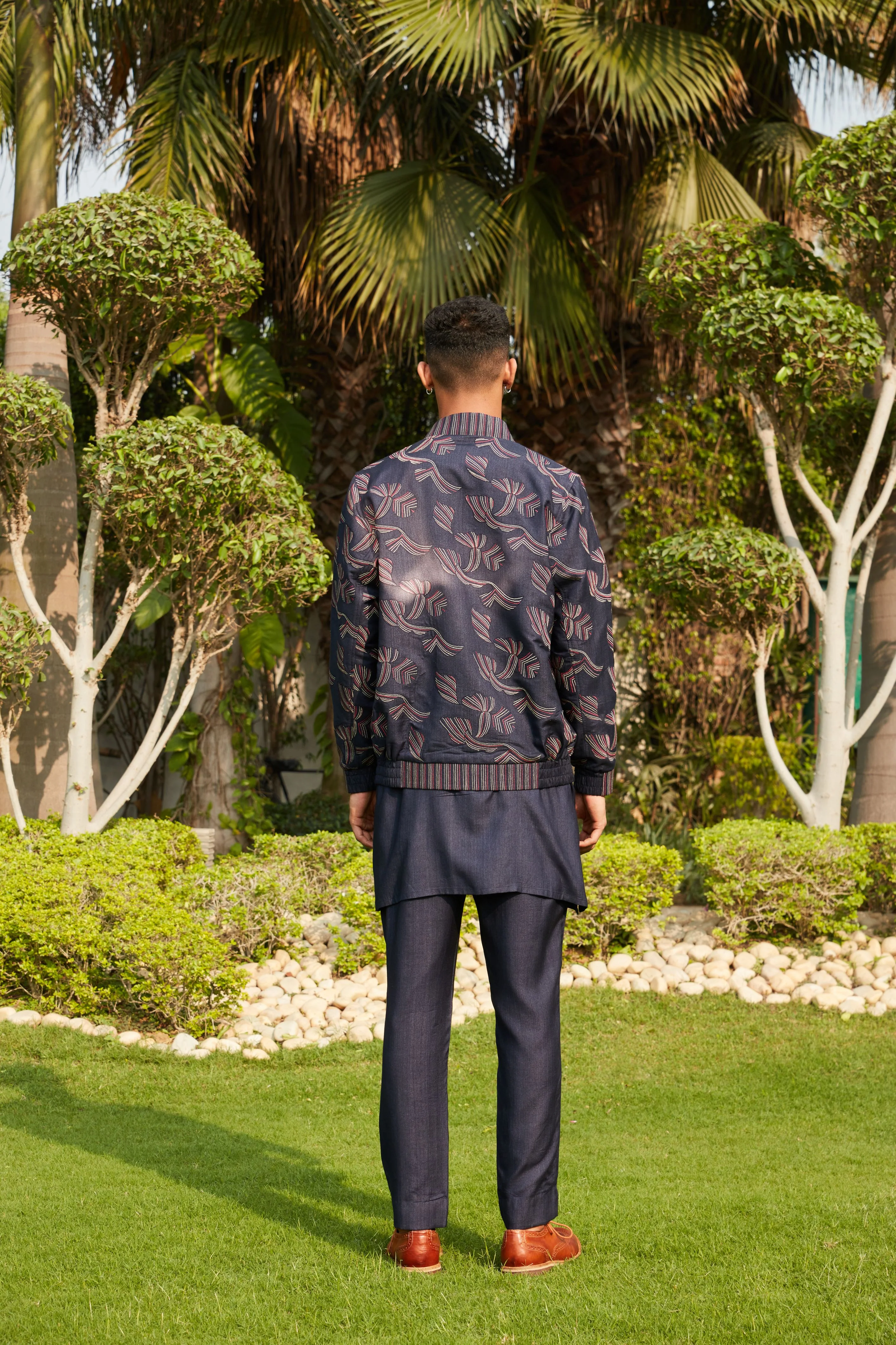 Nur Bomber Jacket & Kurta Set - Image 5