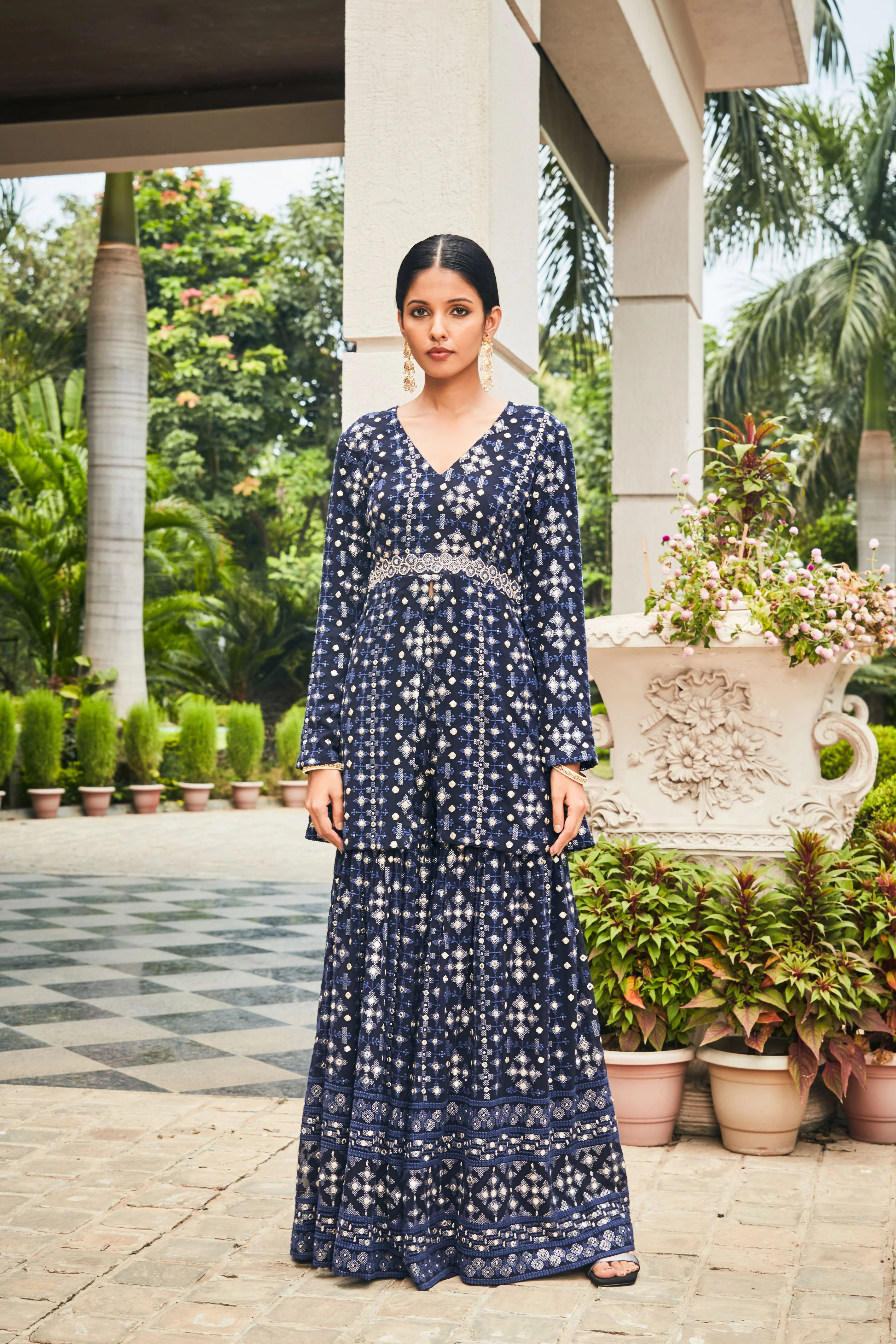 Nyra Tunic & Sharara Set - Image 3
