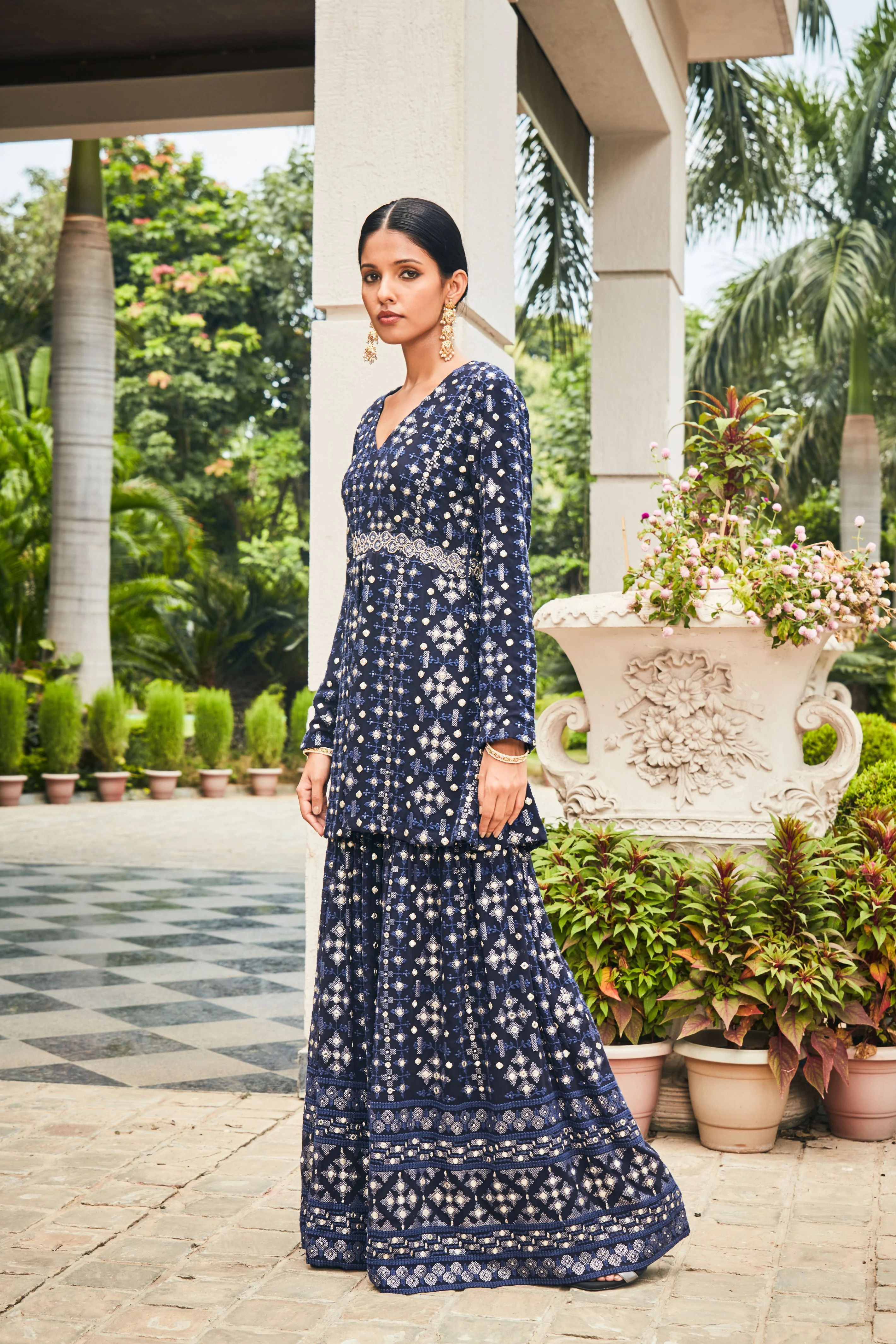 Nyra Tunic & Sharara Set - Image 4